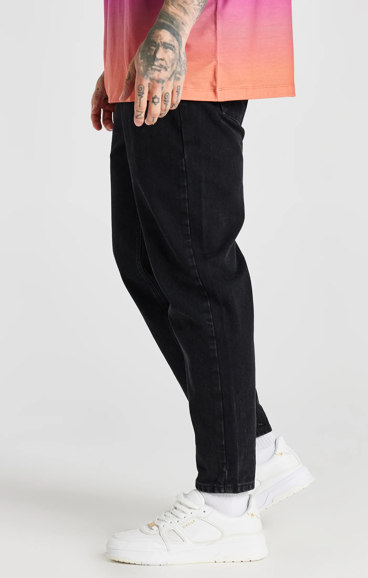 Black Basic Carrot Jean - Image 2