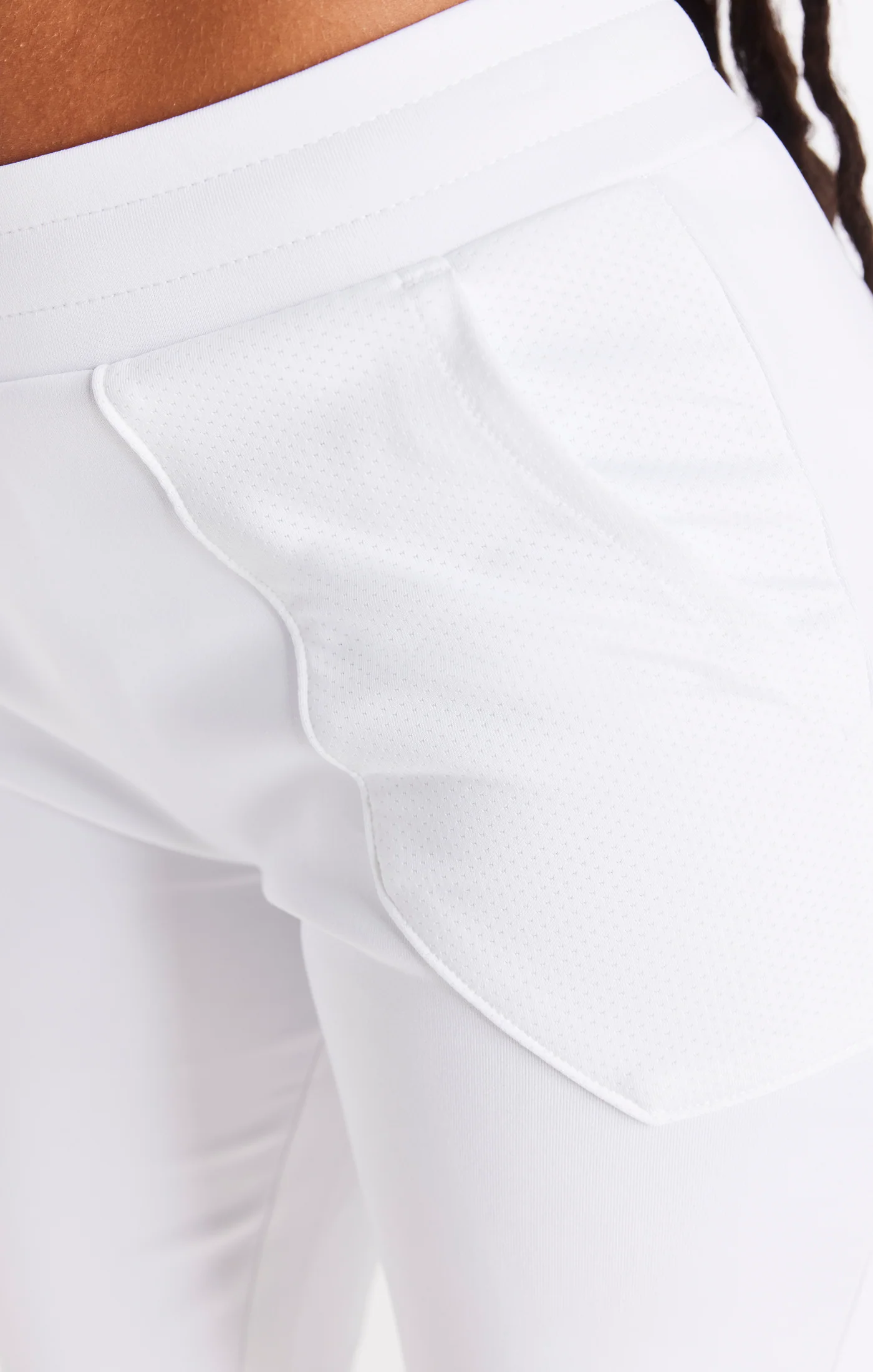 SikSilk Basketball Jogger - White - Image 6