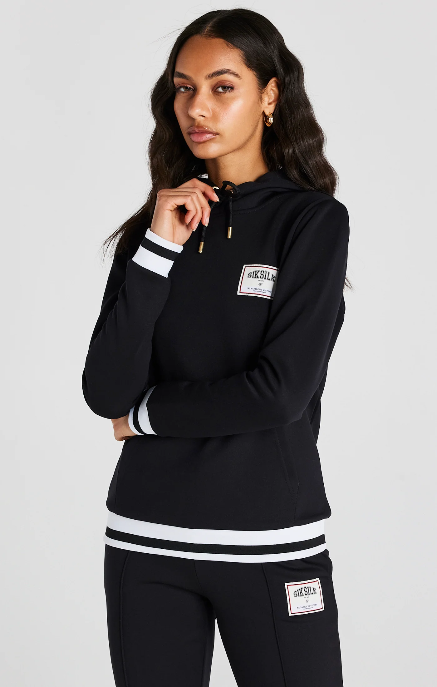Black Basketball Track Top