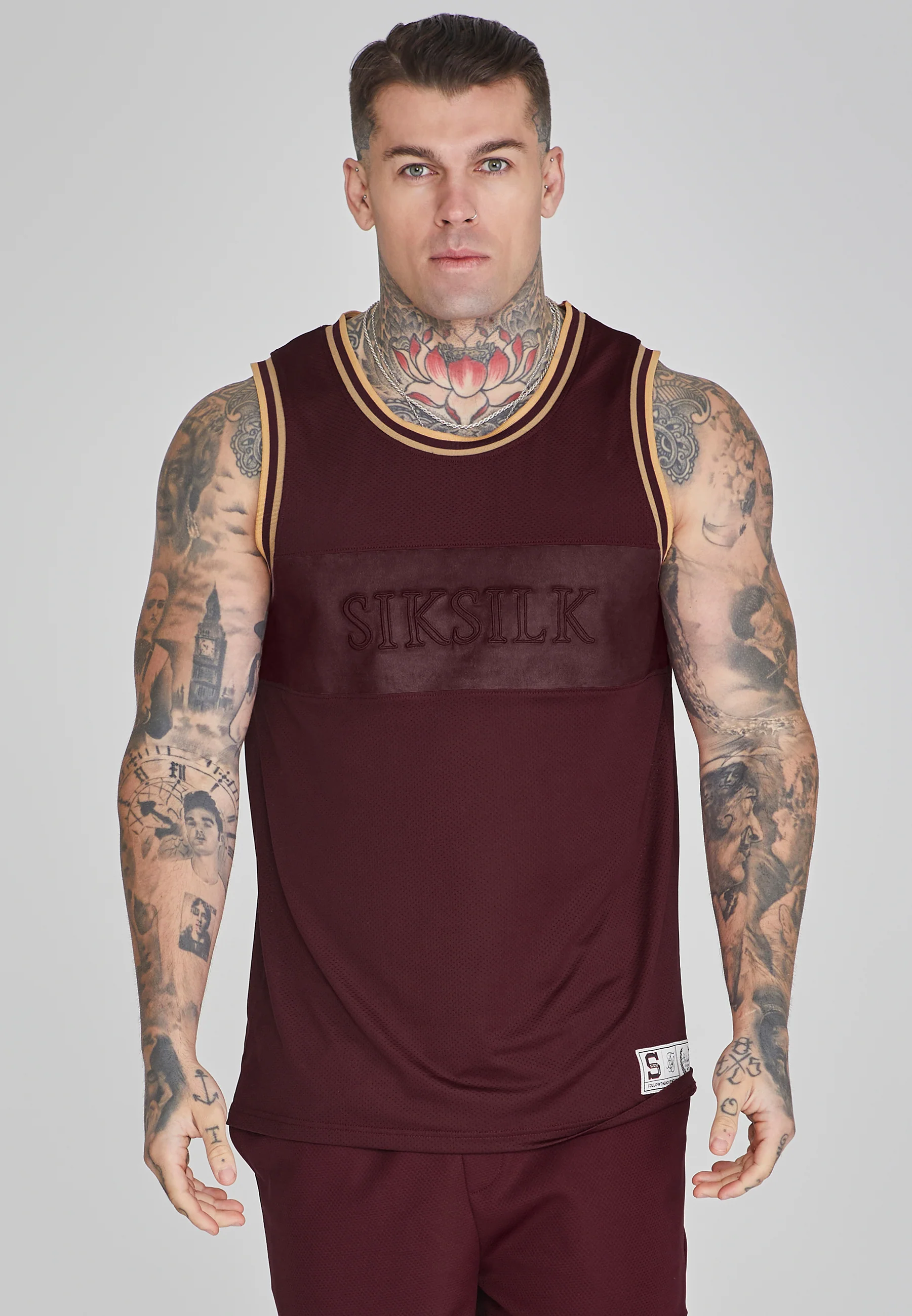 Burgundy Basketball Vest