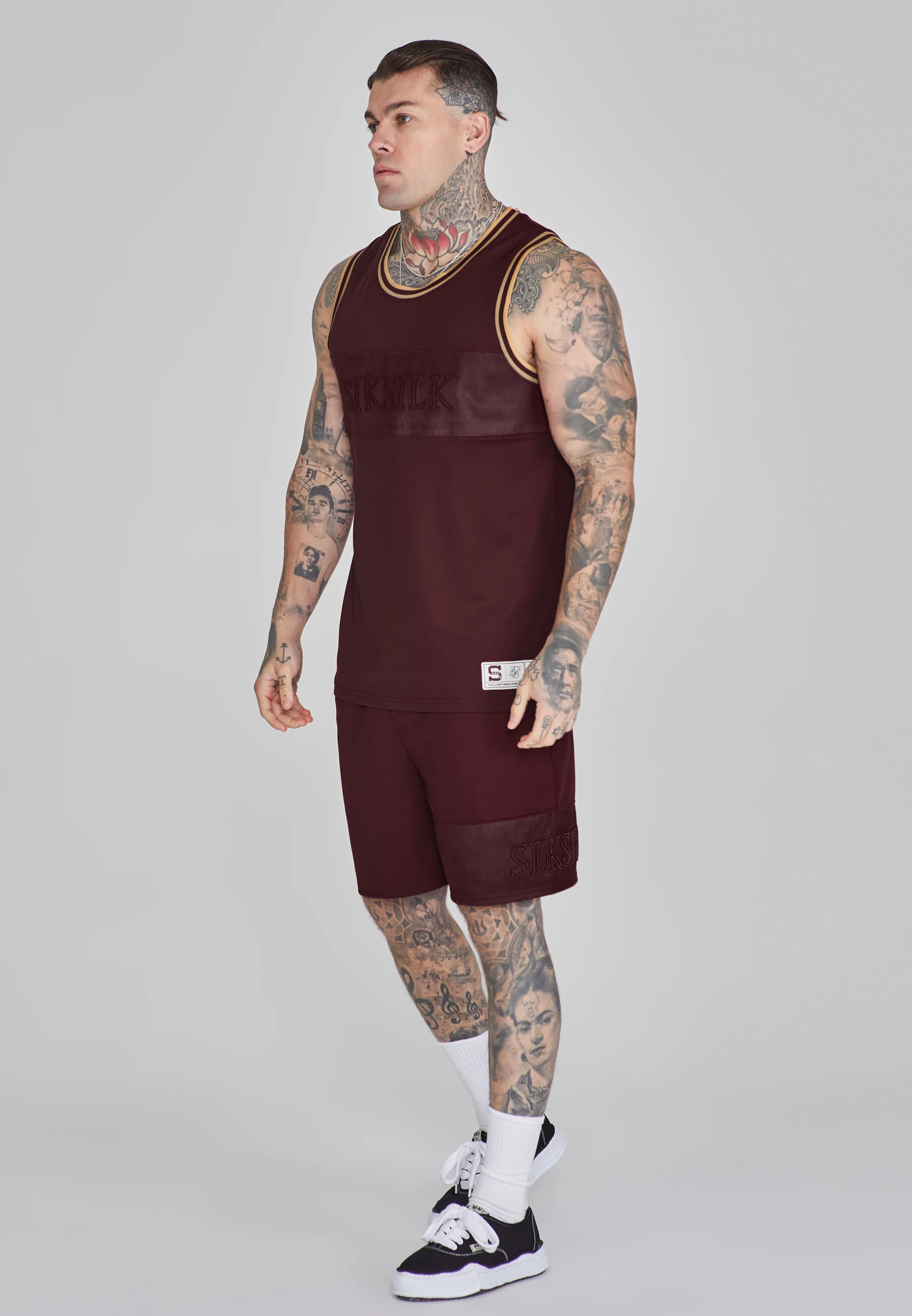 Burgundy Basketball Vest - Image 2