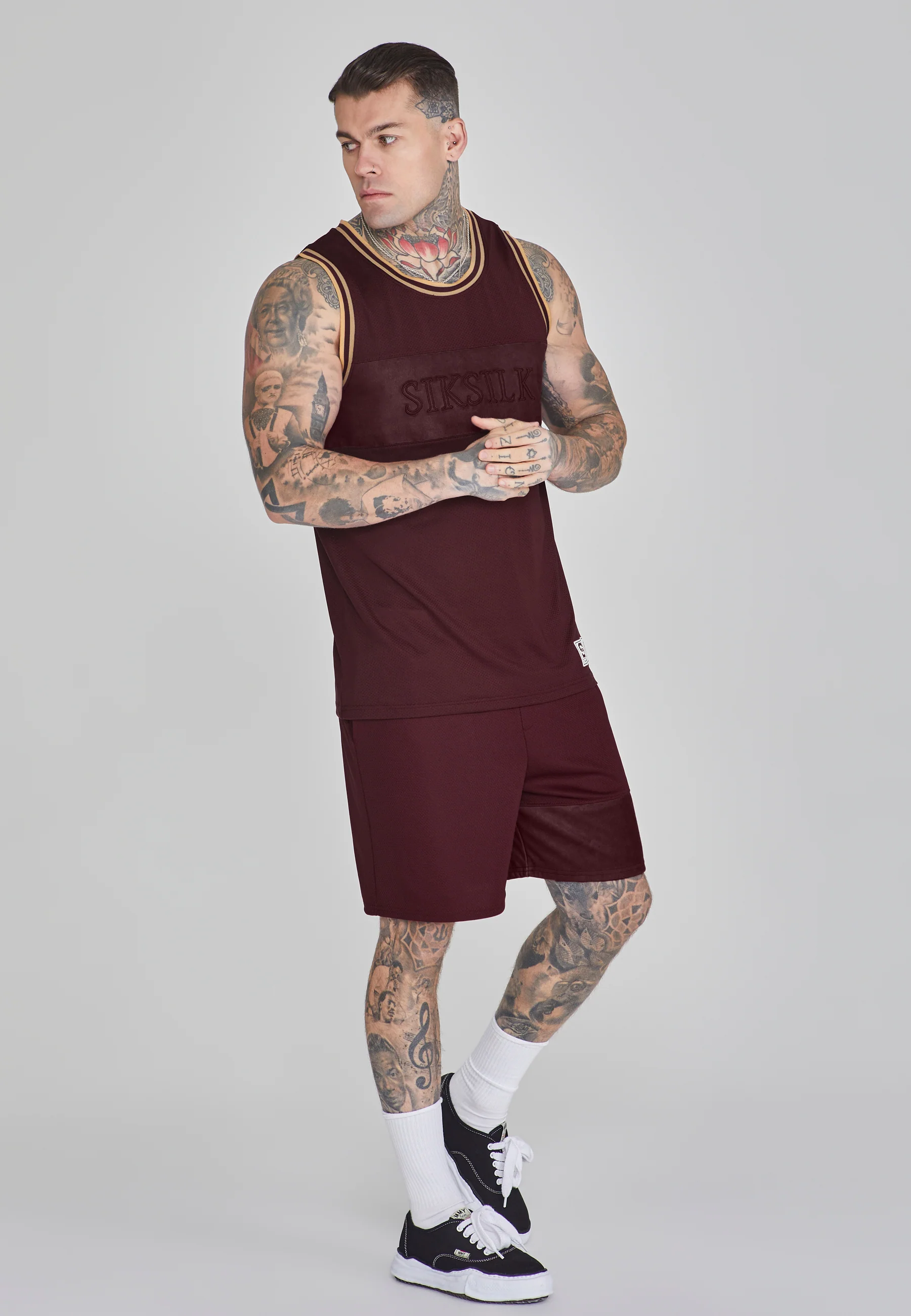 Burgundy Basketball Vest - Image 4
