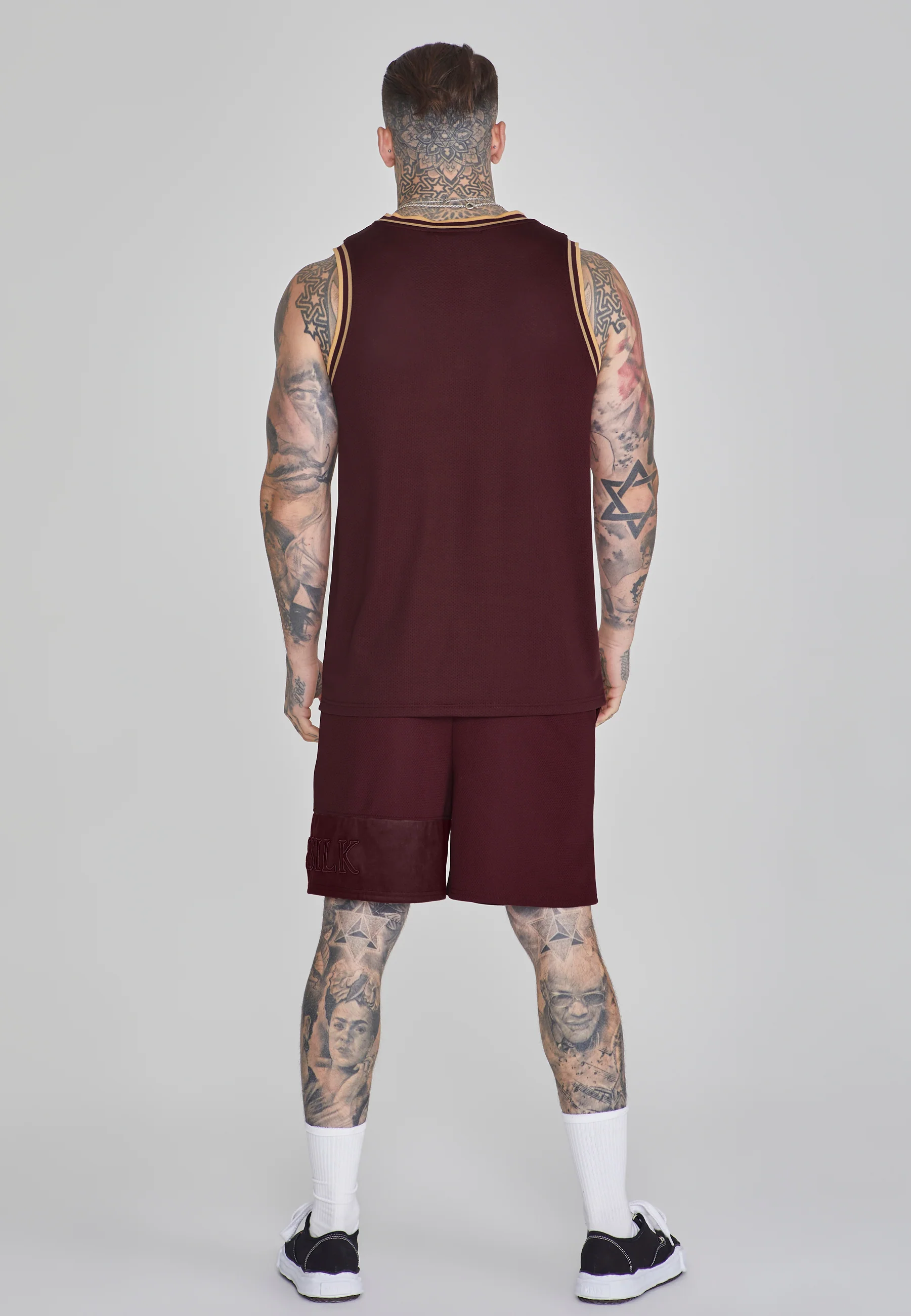 Burgundy Basketball Vest - Image 5