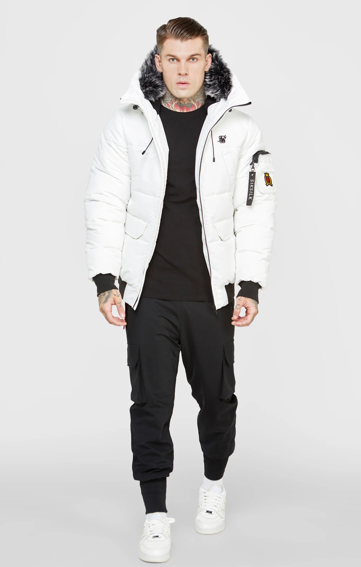 White Bomber Jacket - Image 3