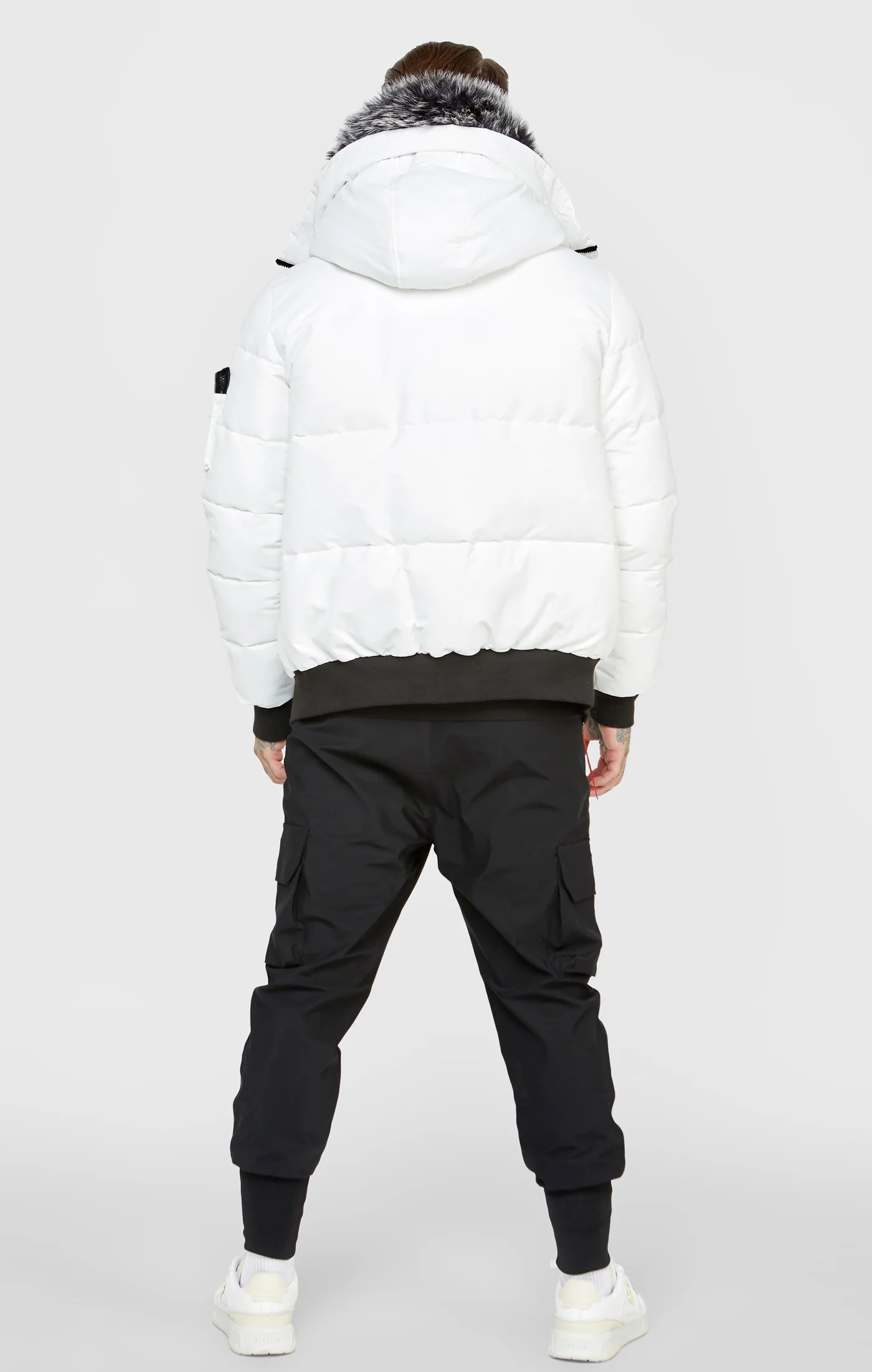 White Bomber Jacket - Image 5
