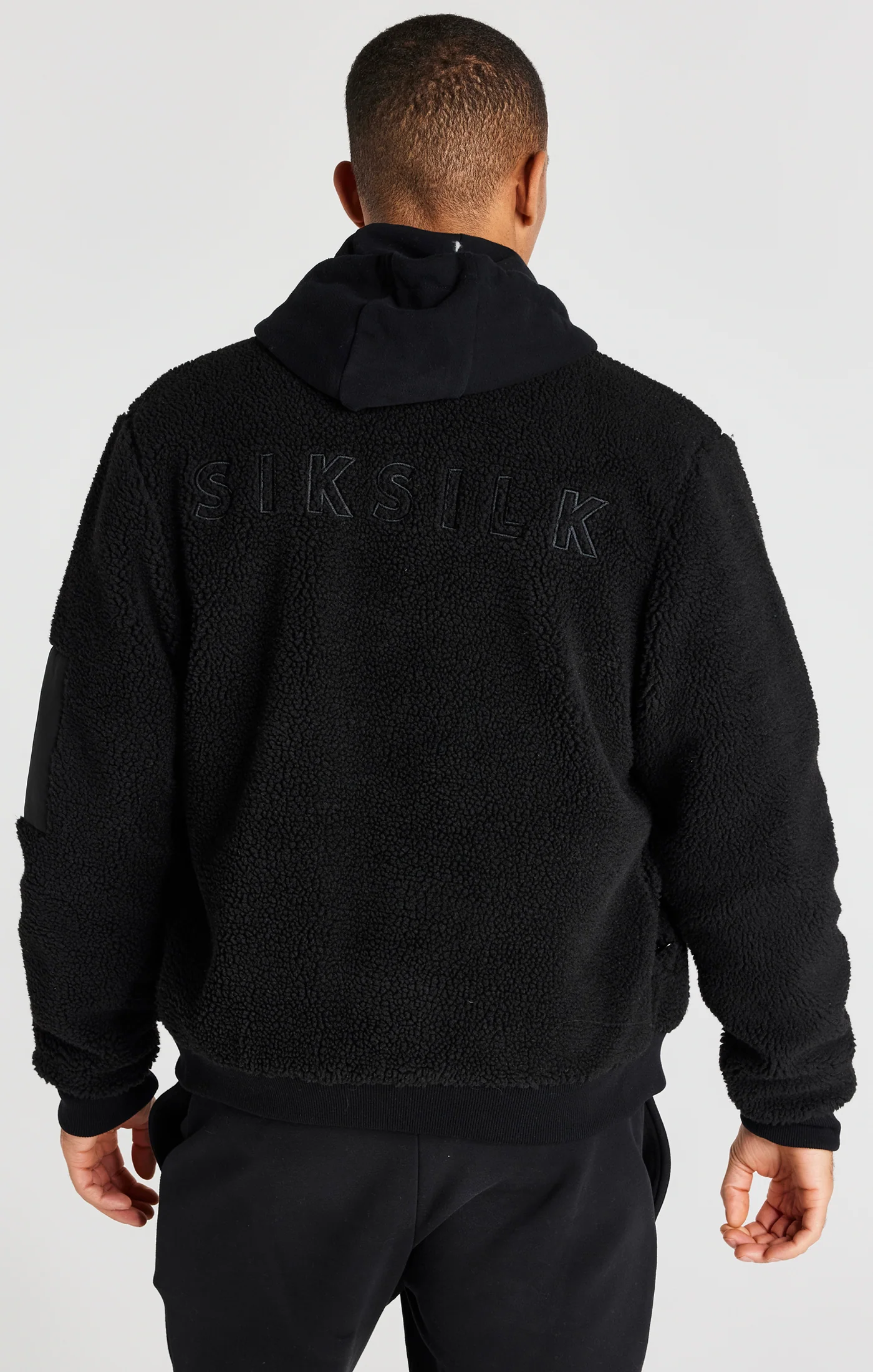 Black Borg Bomber Jacket - Image 3