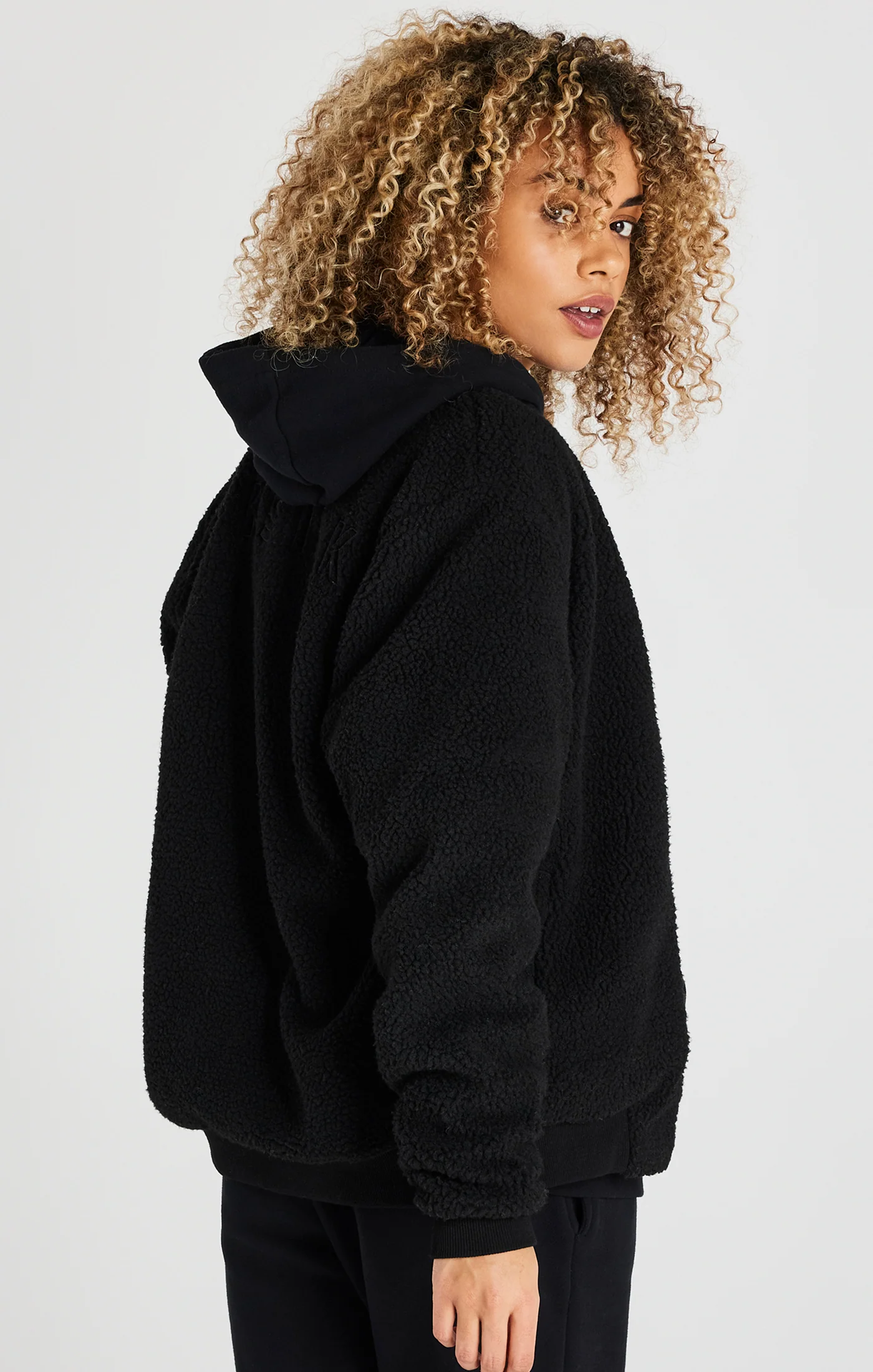 Black Borg Bomber Jacket - Image 5