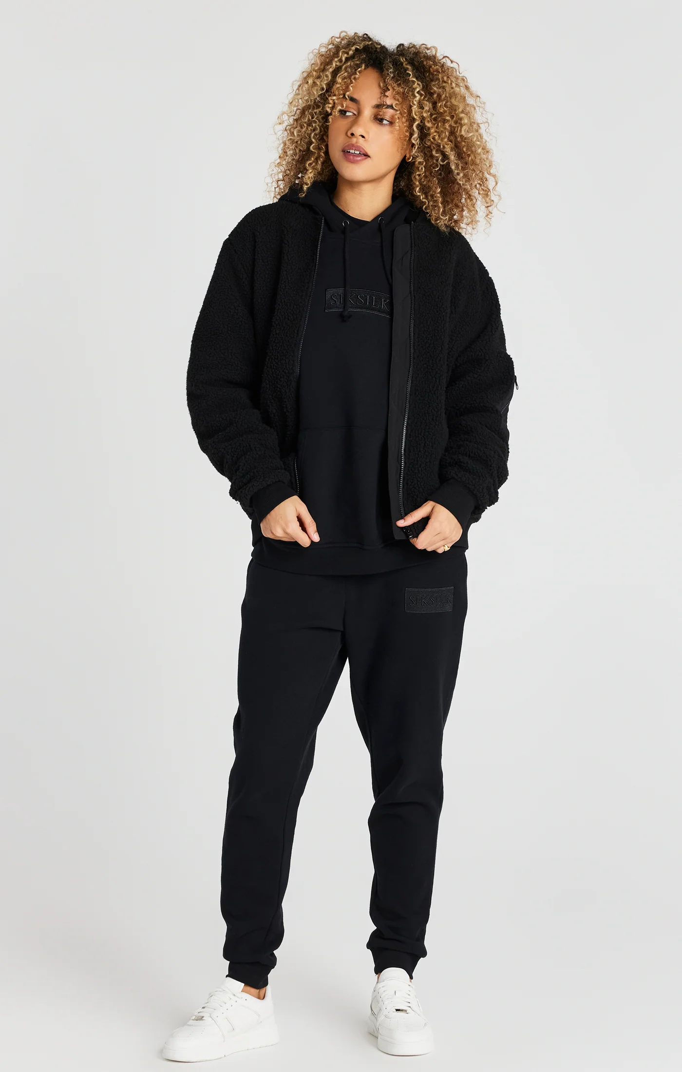 Black Borg Bomber Jacket - Image 6