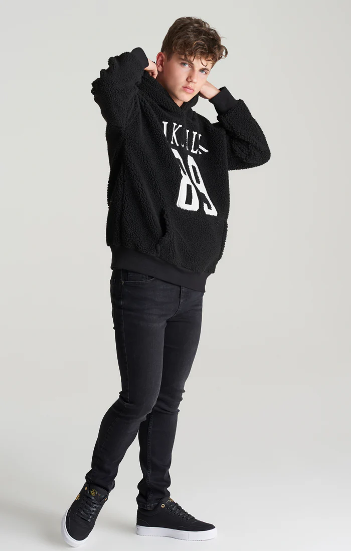 Boys Black Borg Hoodie - Image 6