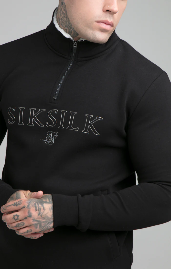 Black Borg Quarter Zip Top - Image 2