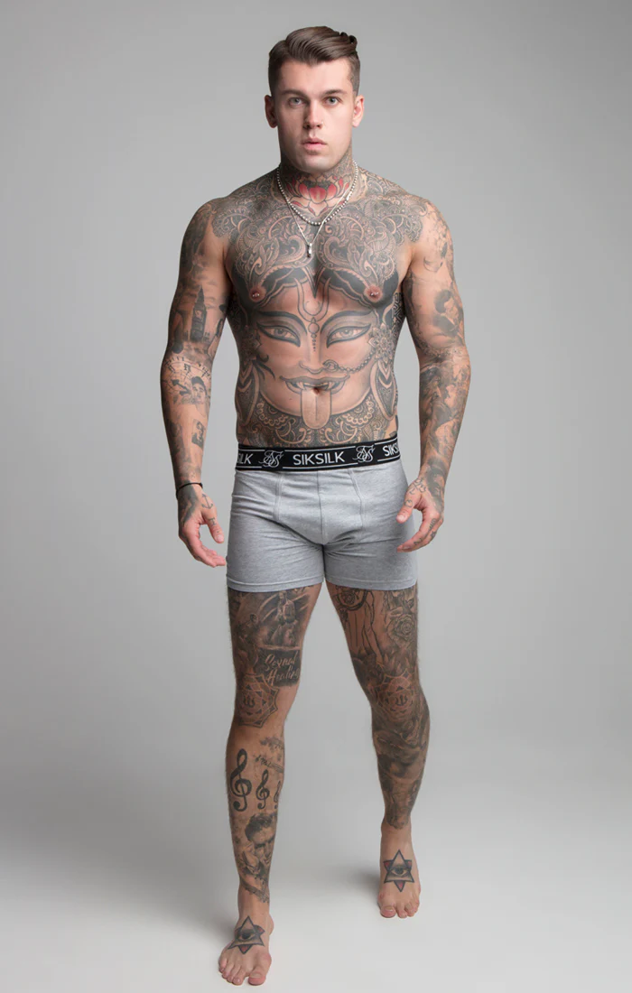 Black, White And Grey Pack Of 3 Boxers - Image 14