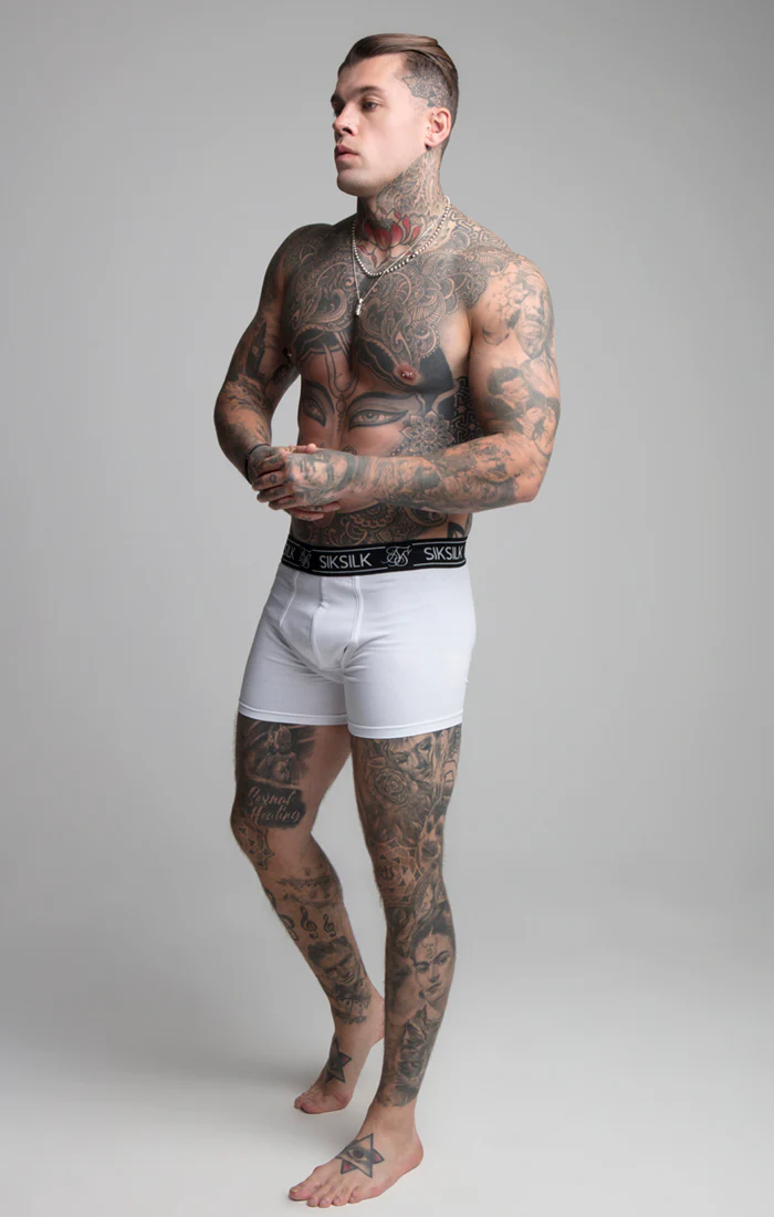 Black, White And Grey Pack Of 3 Boxers - Image 7