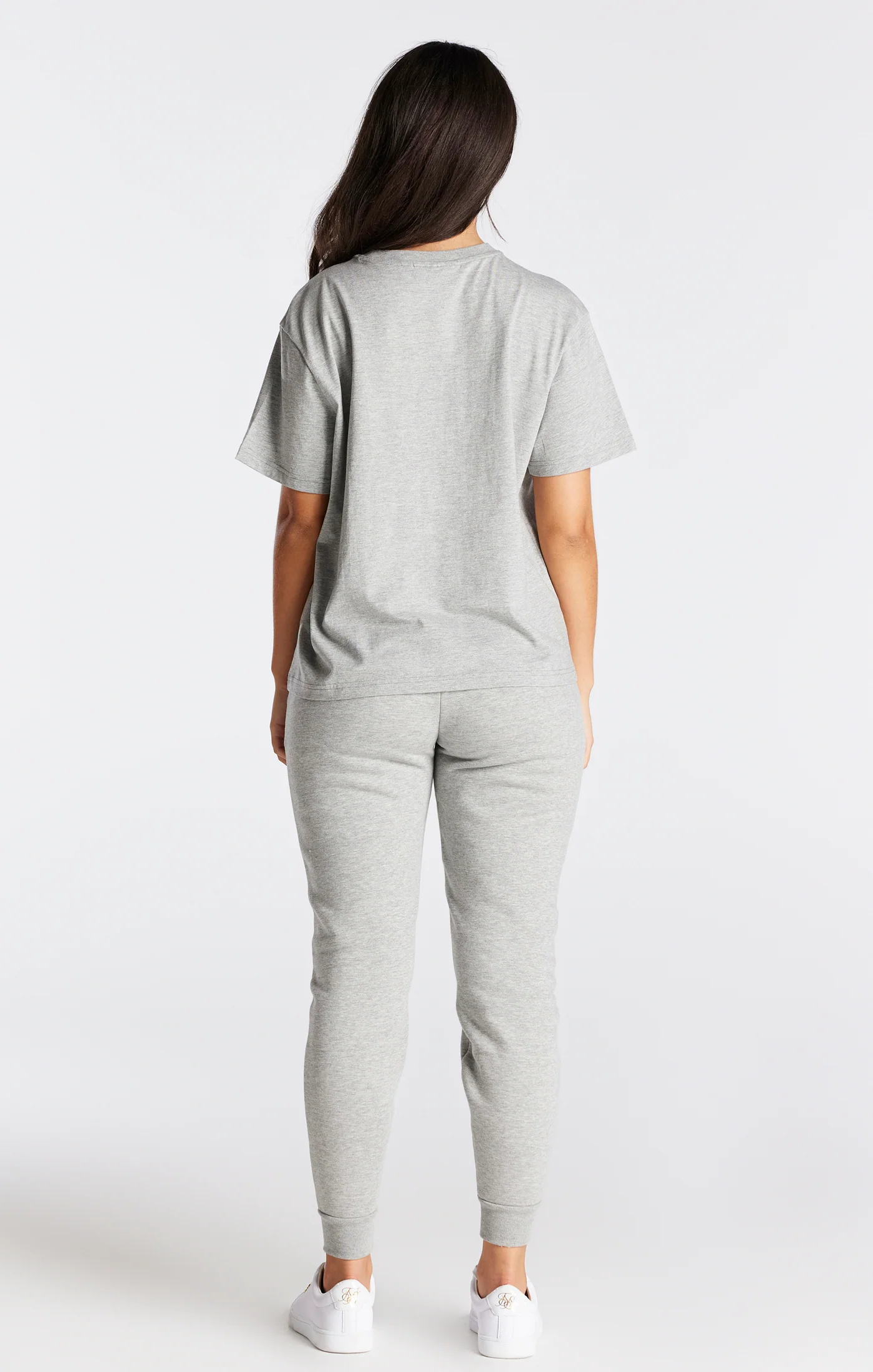 Grey Marl Essential Boyfriend T-Shirt - Image 5