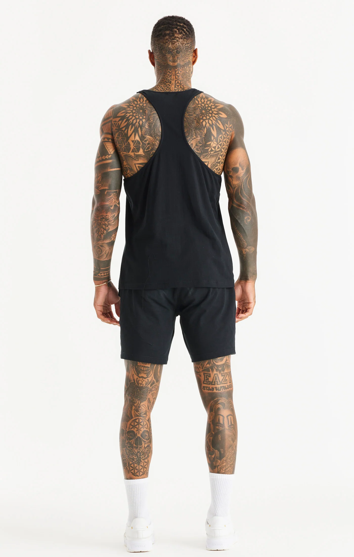 SikSilk Brand Carrier Racer Vest - Black - Image 6