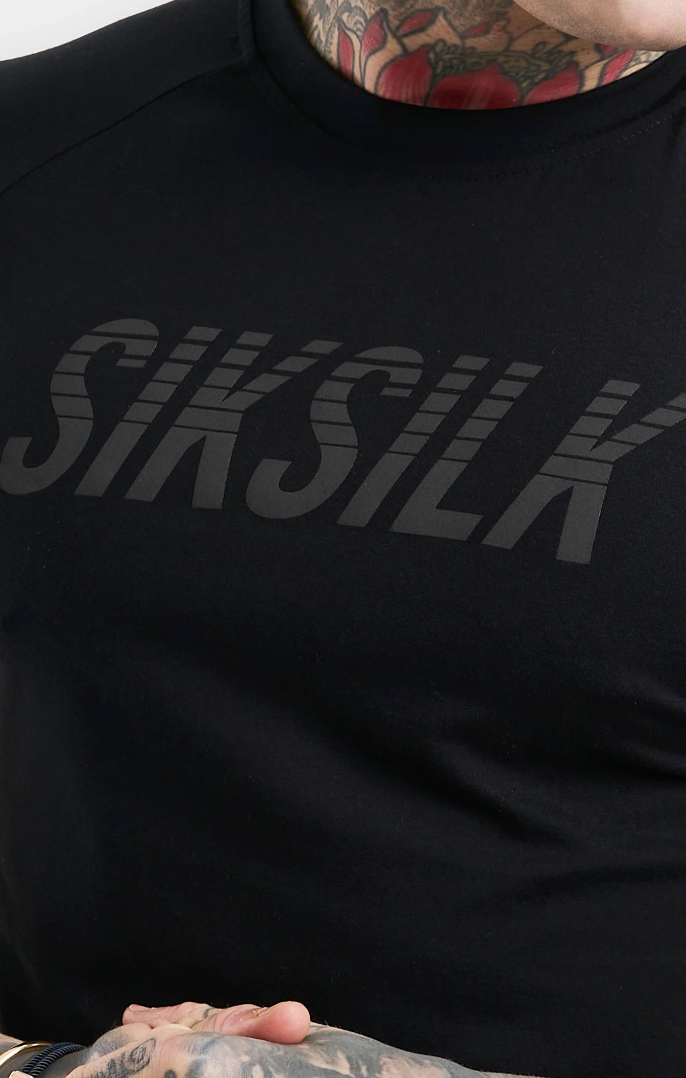 Black Sports Short Sleeve T-Shirt - Image 2