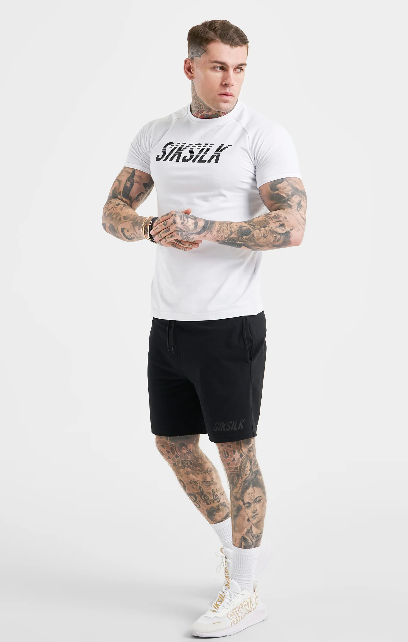 White Sports Short Sleeve T-Shirt - Image 4