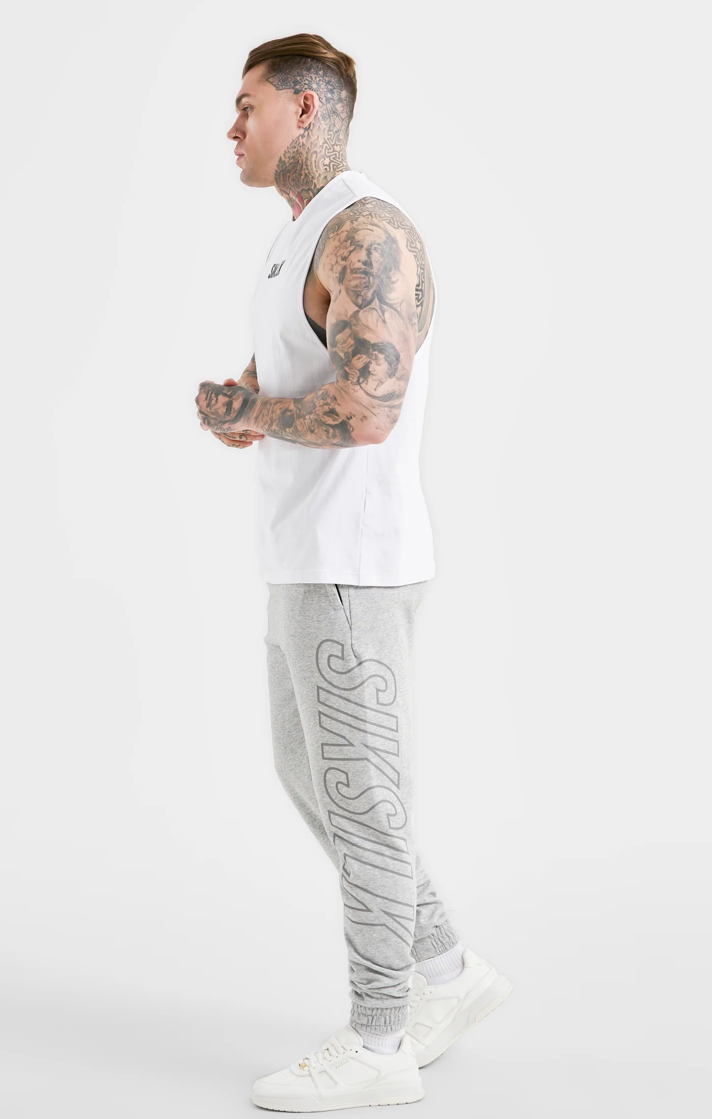 White Sports Carrier Vest - Image 4