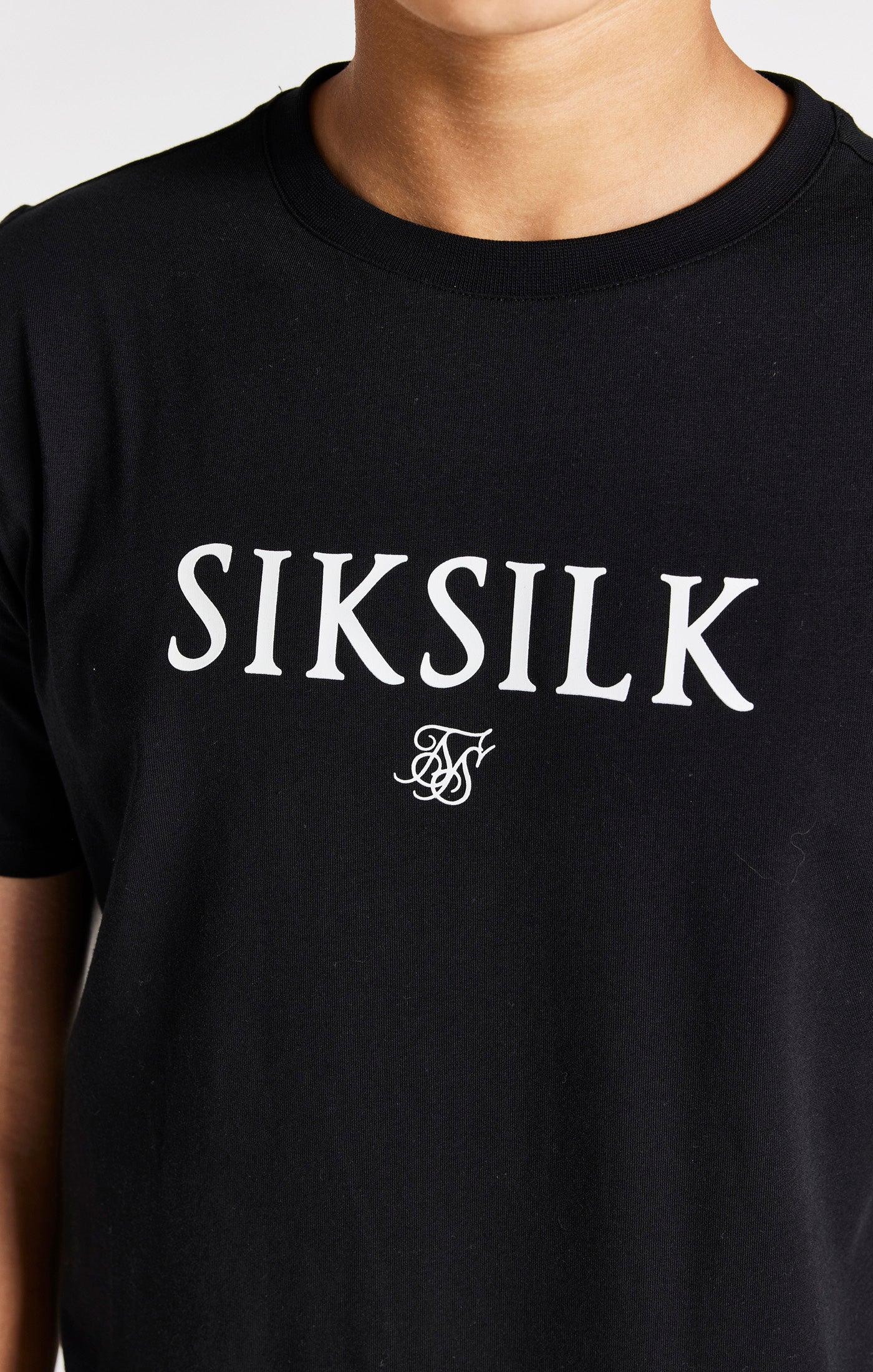 Boys Black Branded T-Shirt - Image 2