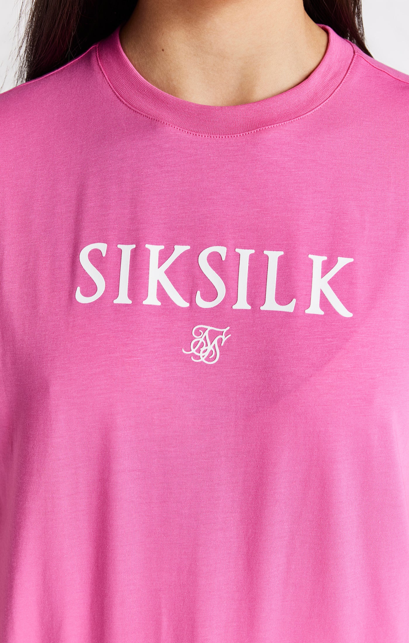 Girls Pink Branded T-Shirt - Image 2
