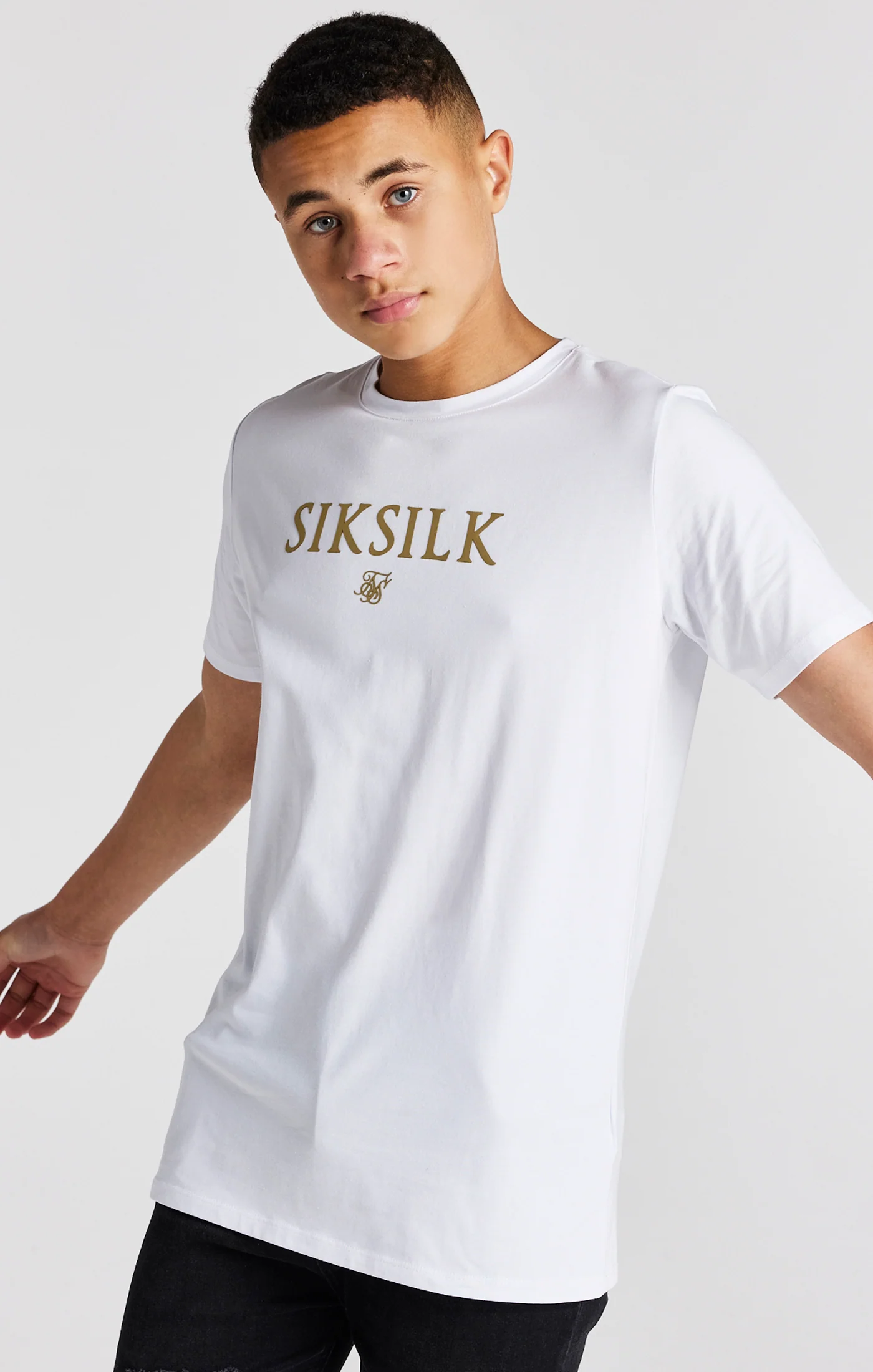 Boys White Branded T-Shirt - Image 6