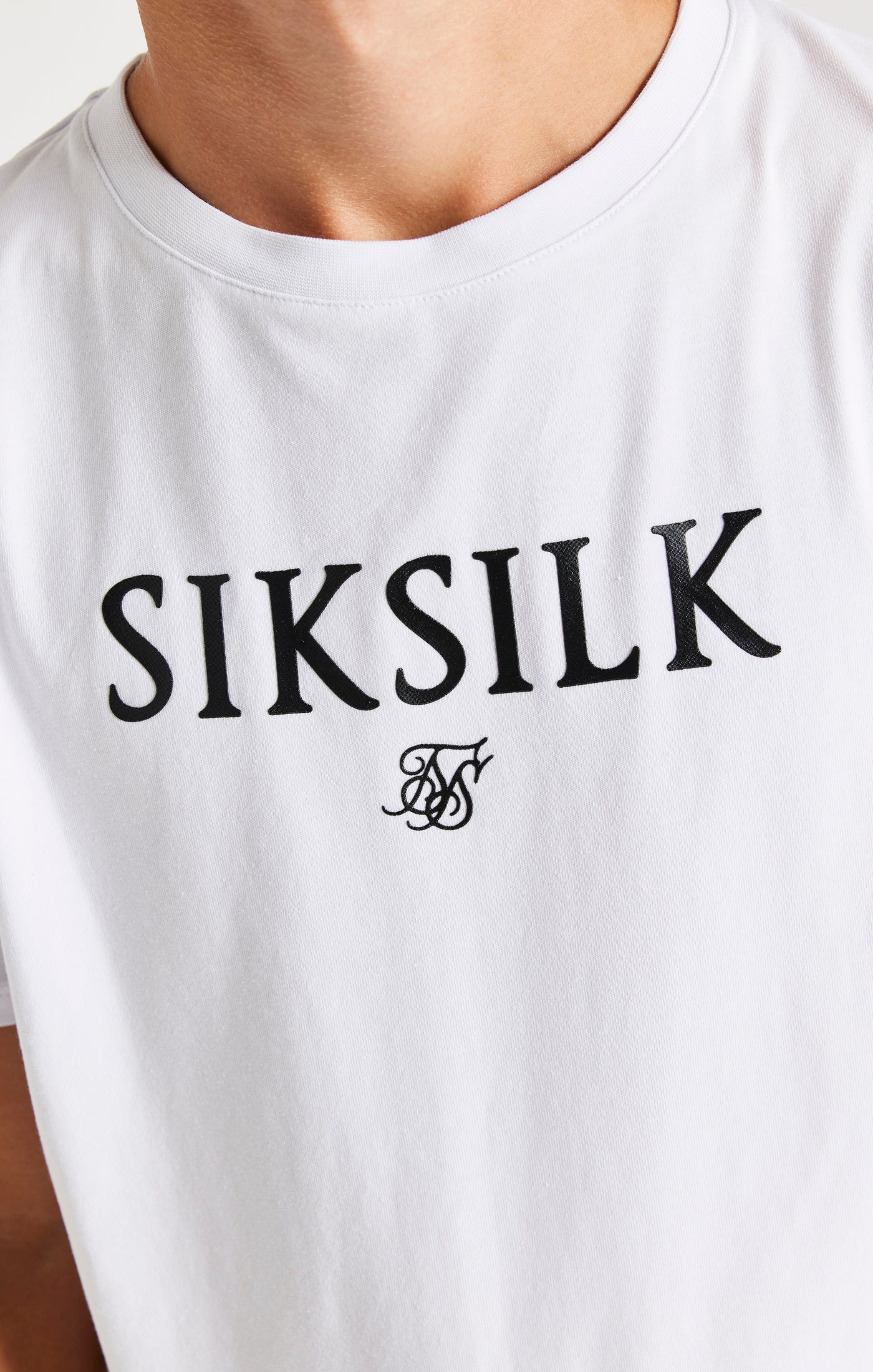 Boys White Branded T-Shirt - Image 2