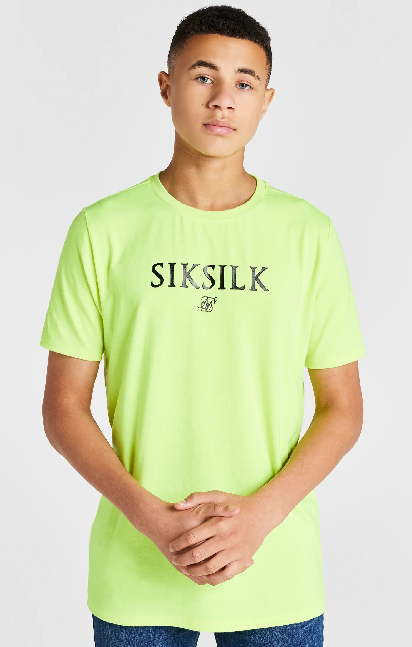 Boys Yellow Branded T-Shirt