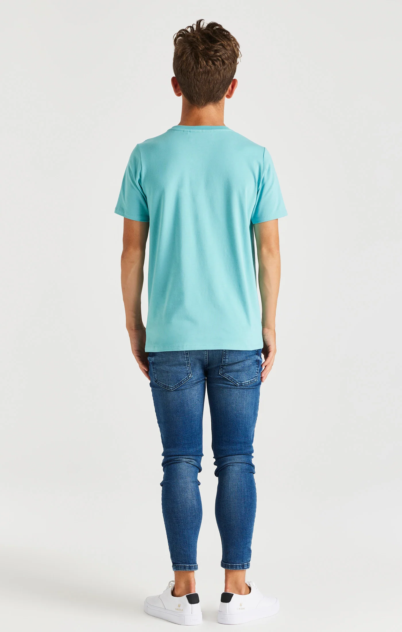 SikSilk Branded Tee - Teal - Image 7