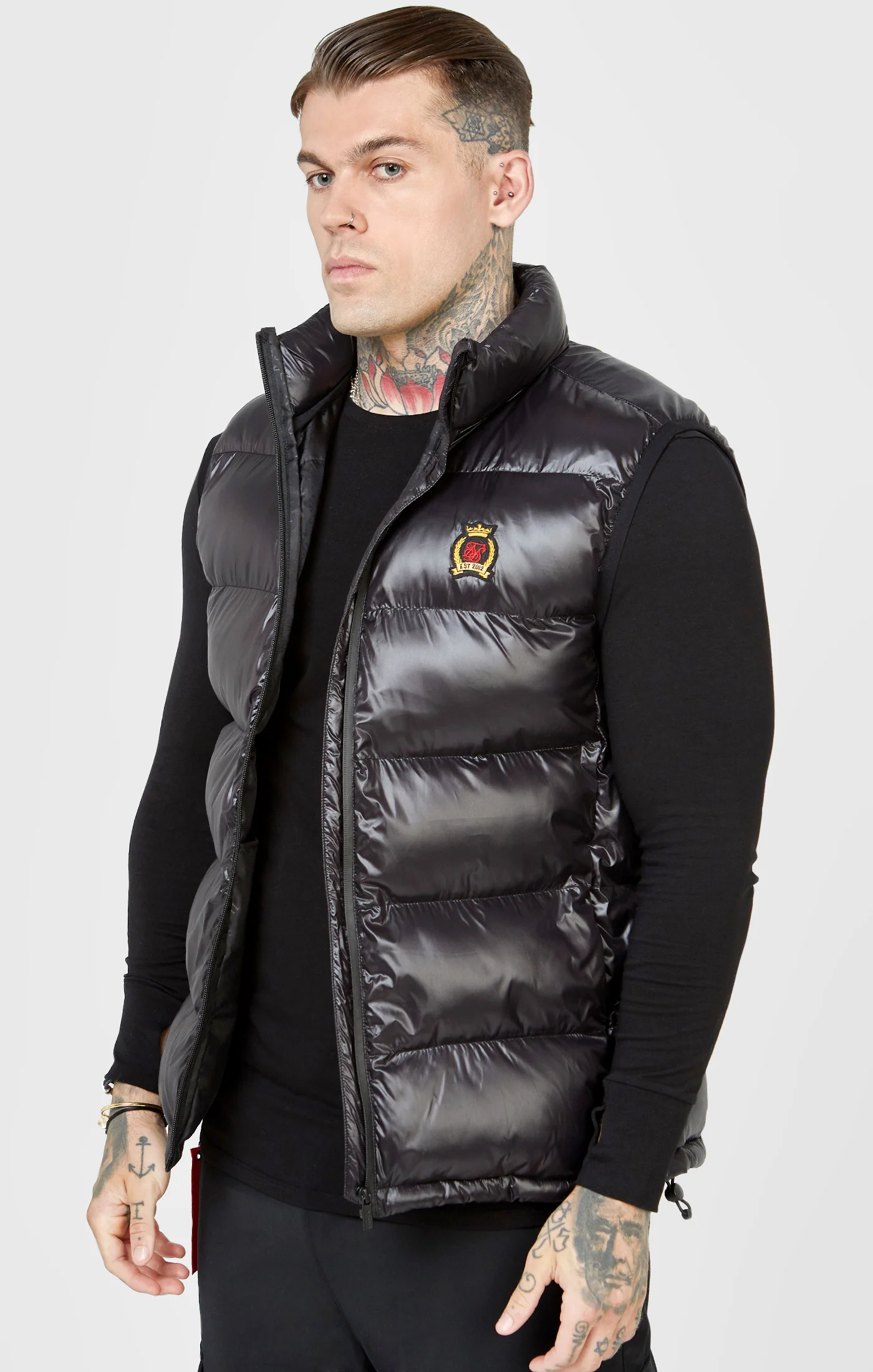 Black Bubble Gilet