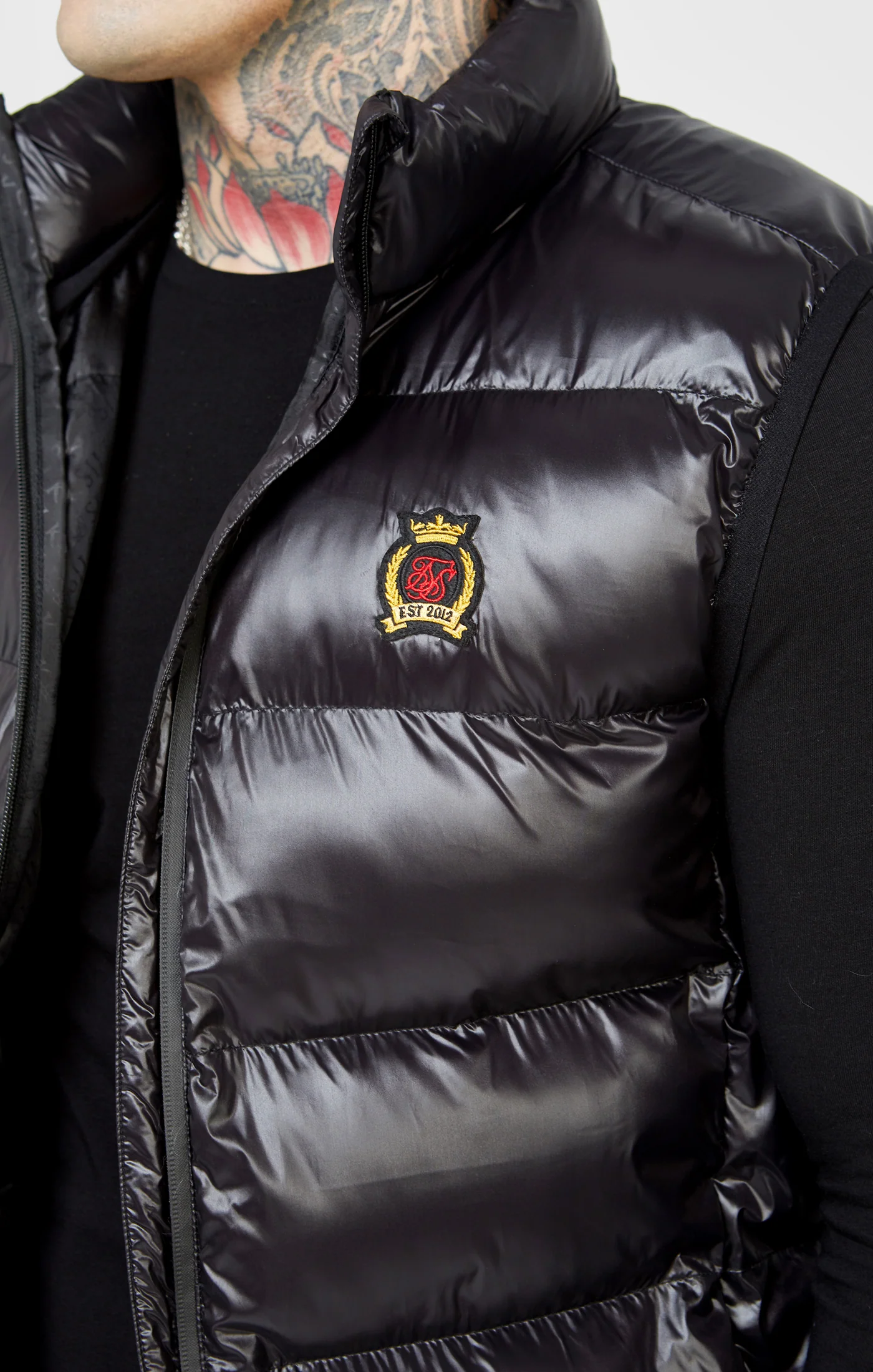 Black Bubble Gilet - Image 2