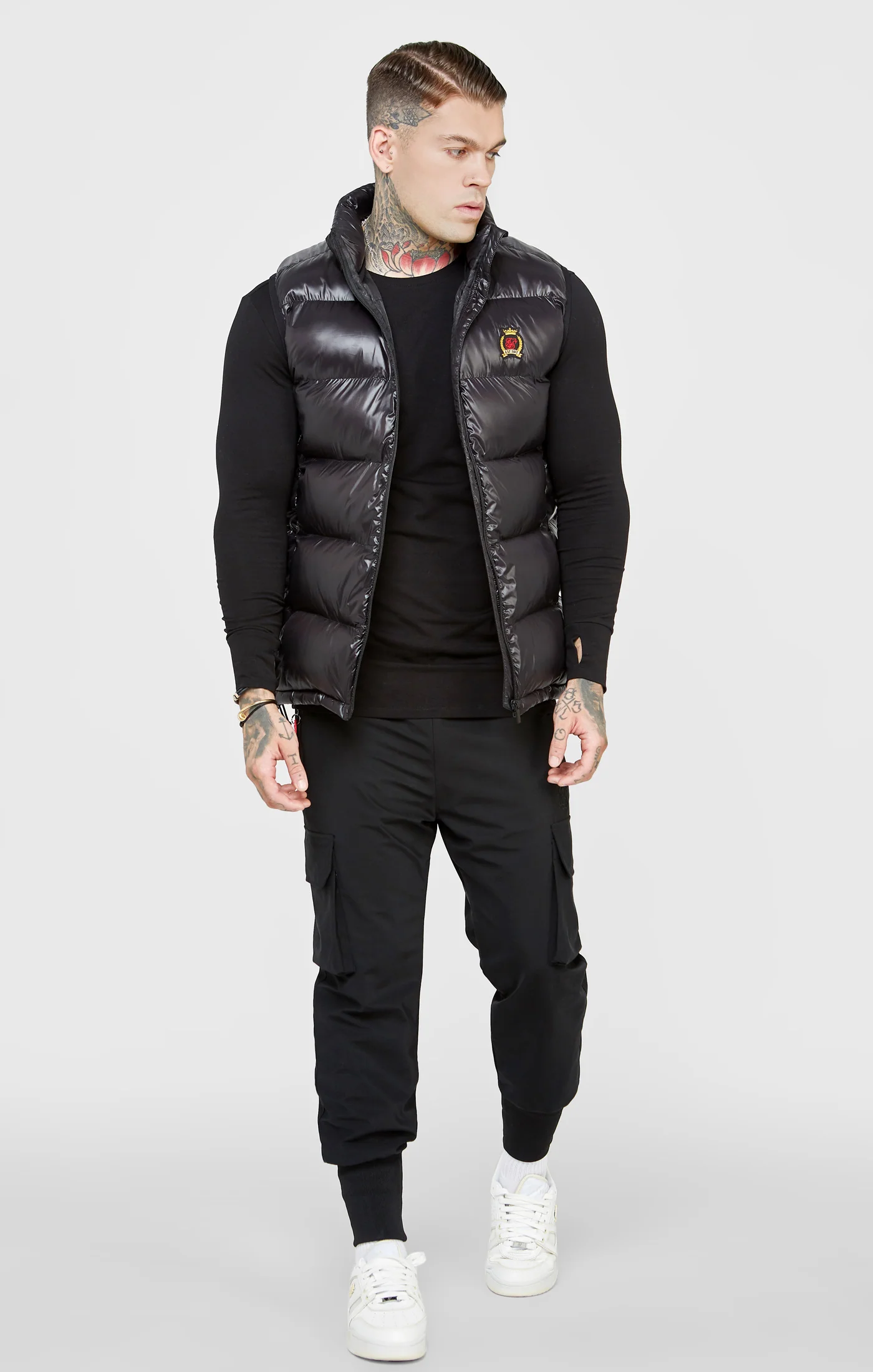 Black Bubble Gilet - Image 3