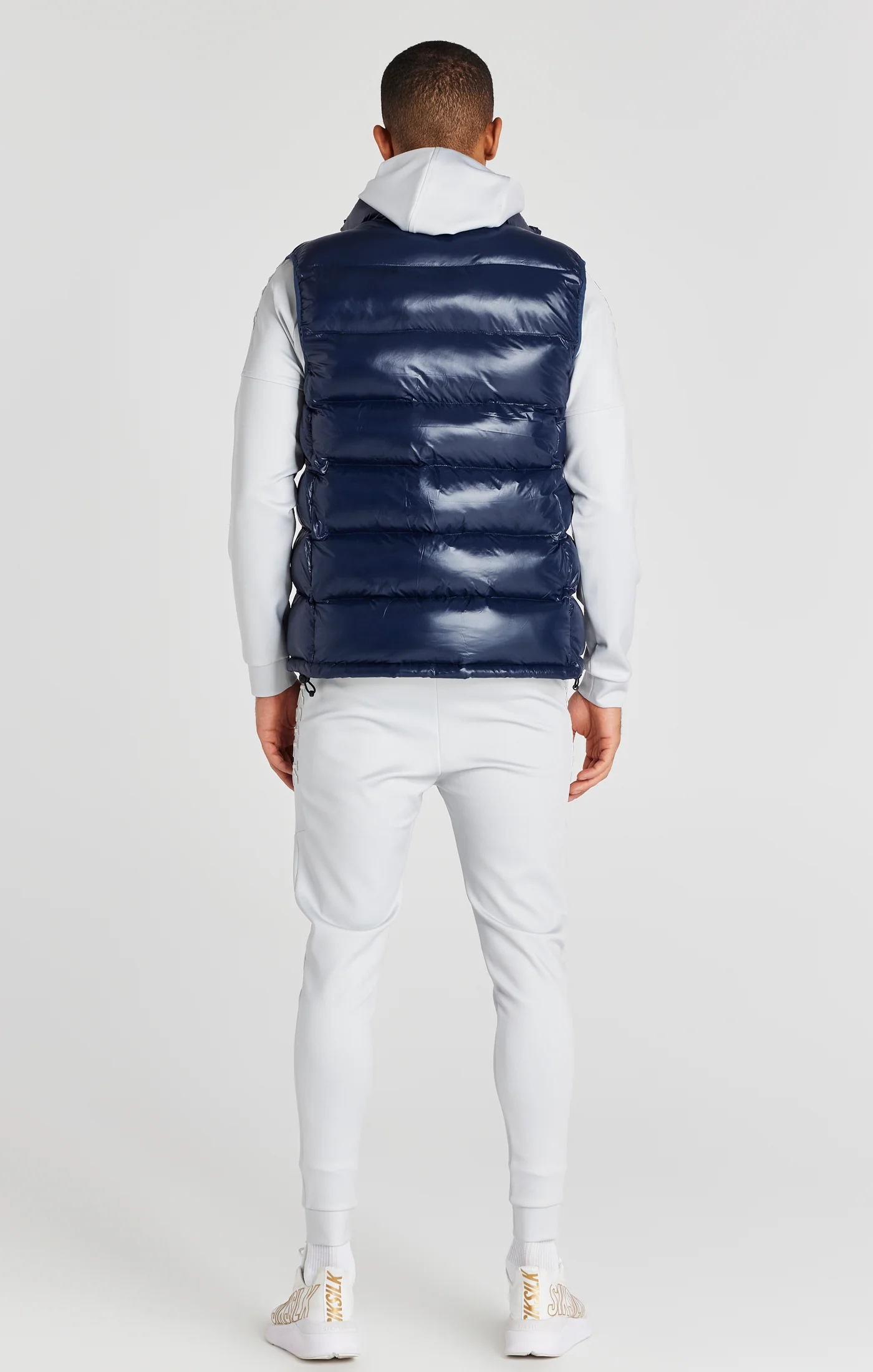 Navy Bubble Gilet - Image 5
