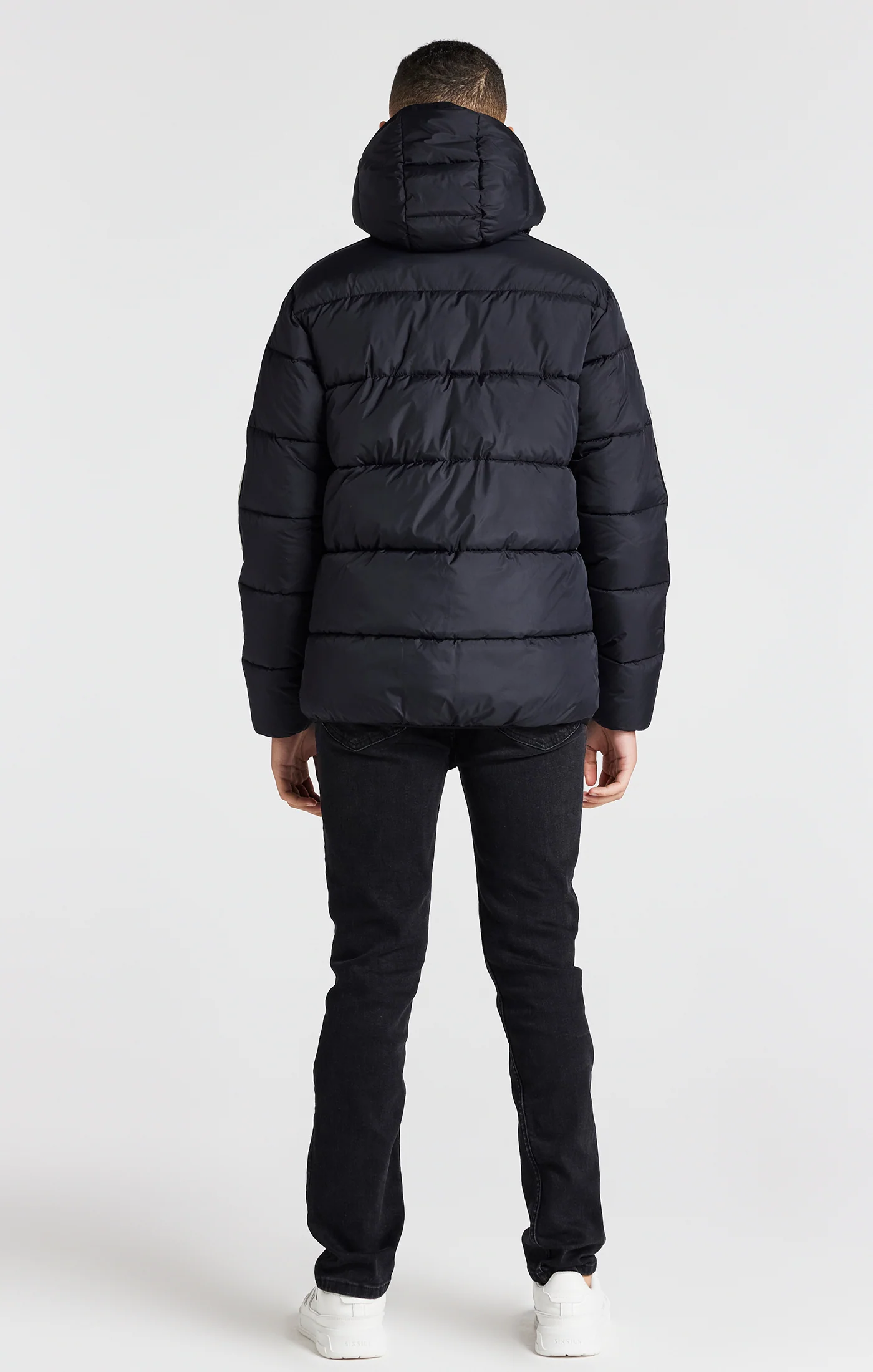 Boys Black Bubble Parka - Image 5