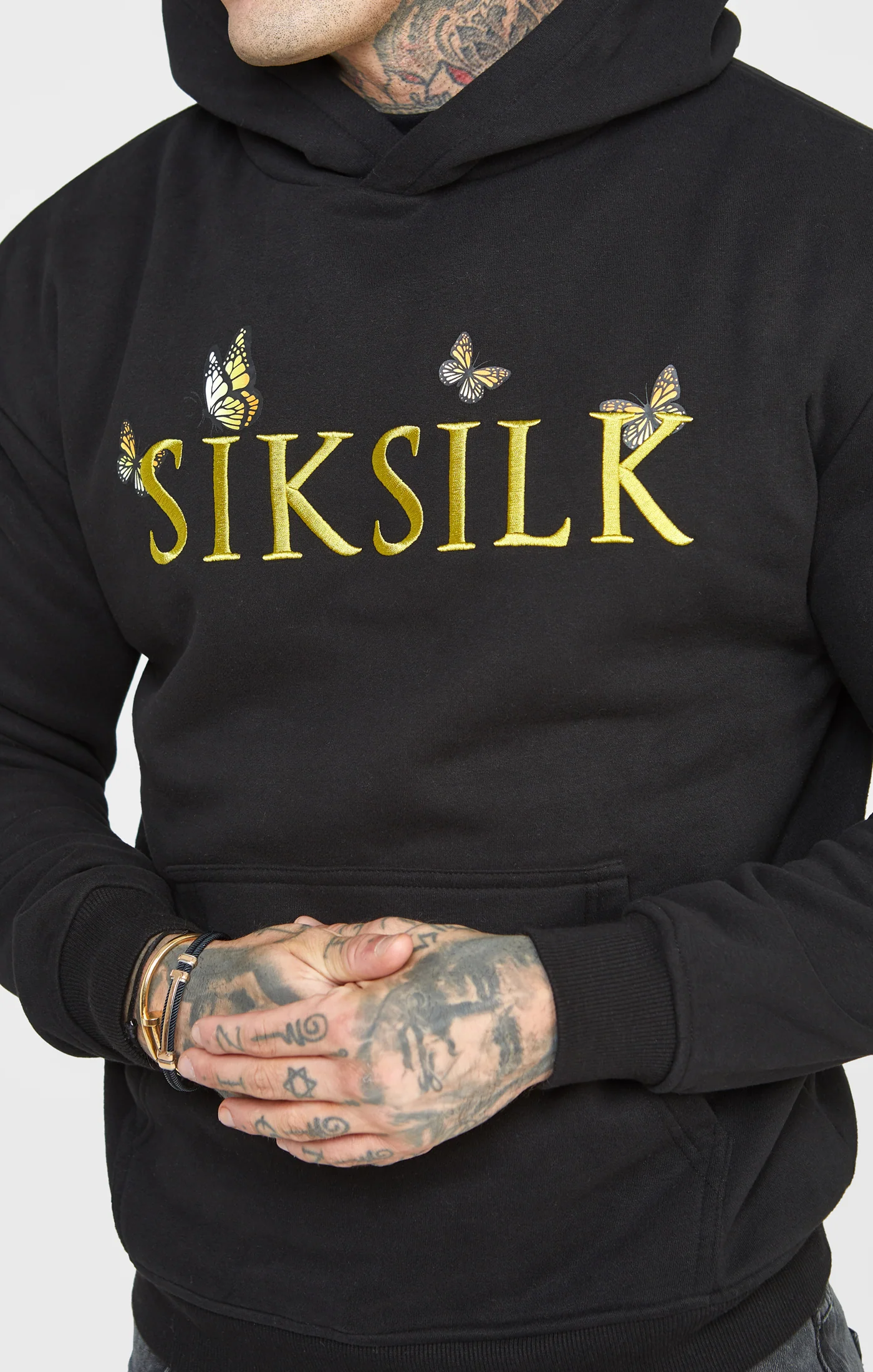 Black Butterfly Oversized Hoodie - Image 2