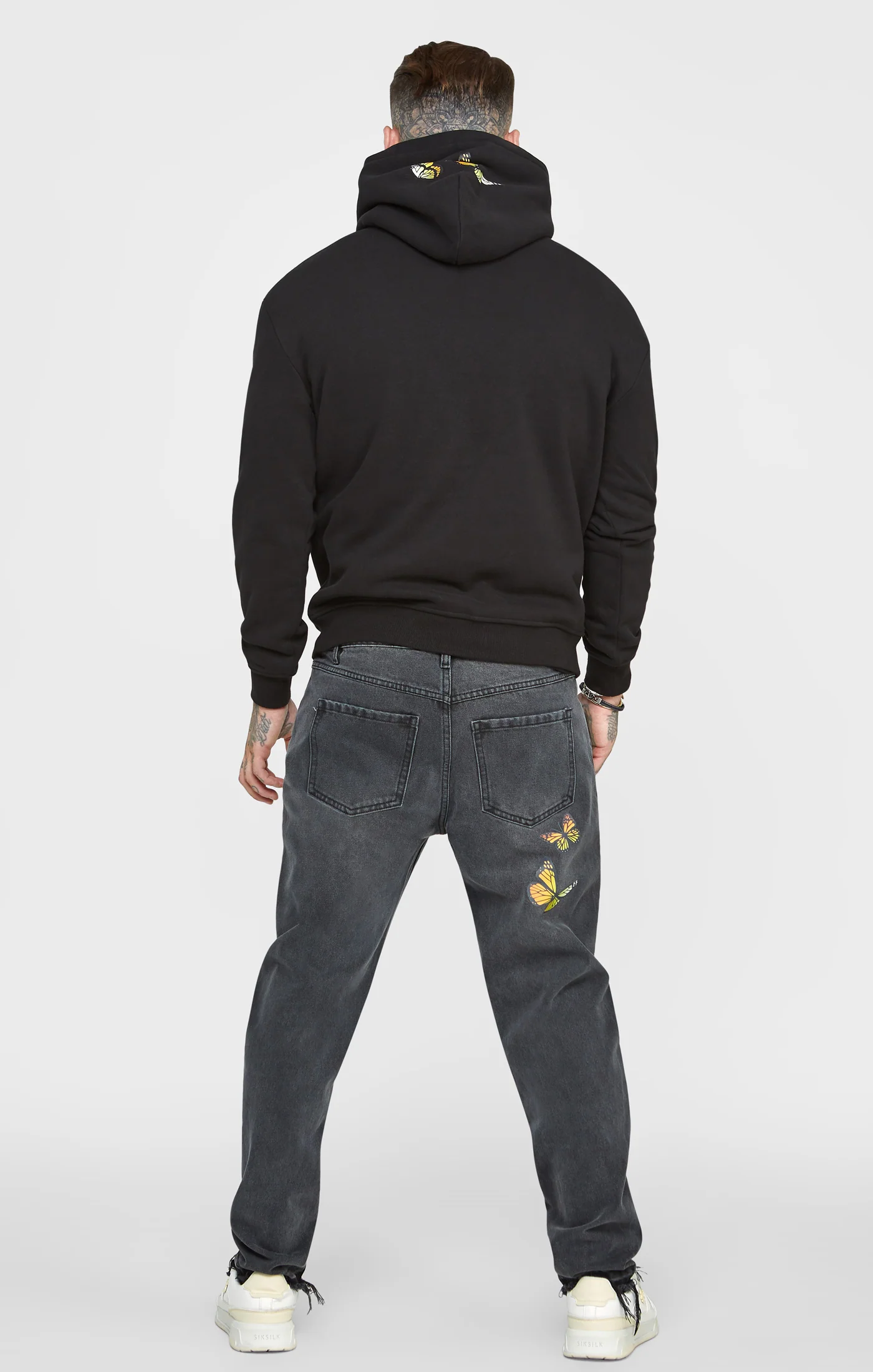 Black Butterfly Oversized Hoodie - Image 5