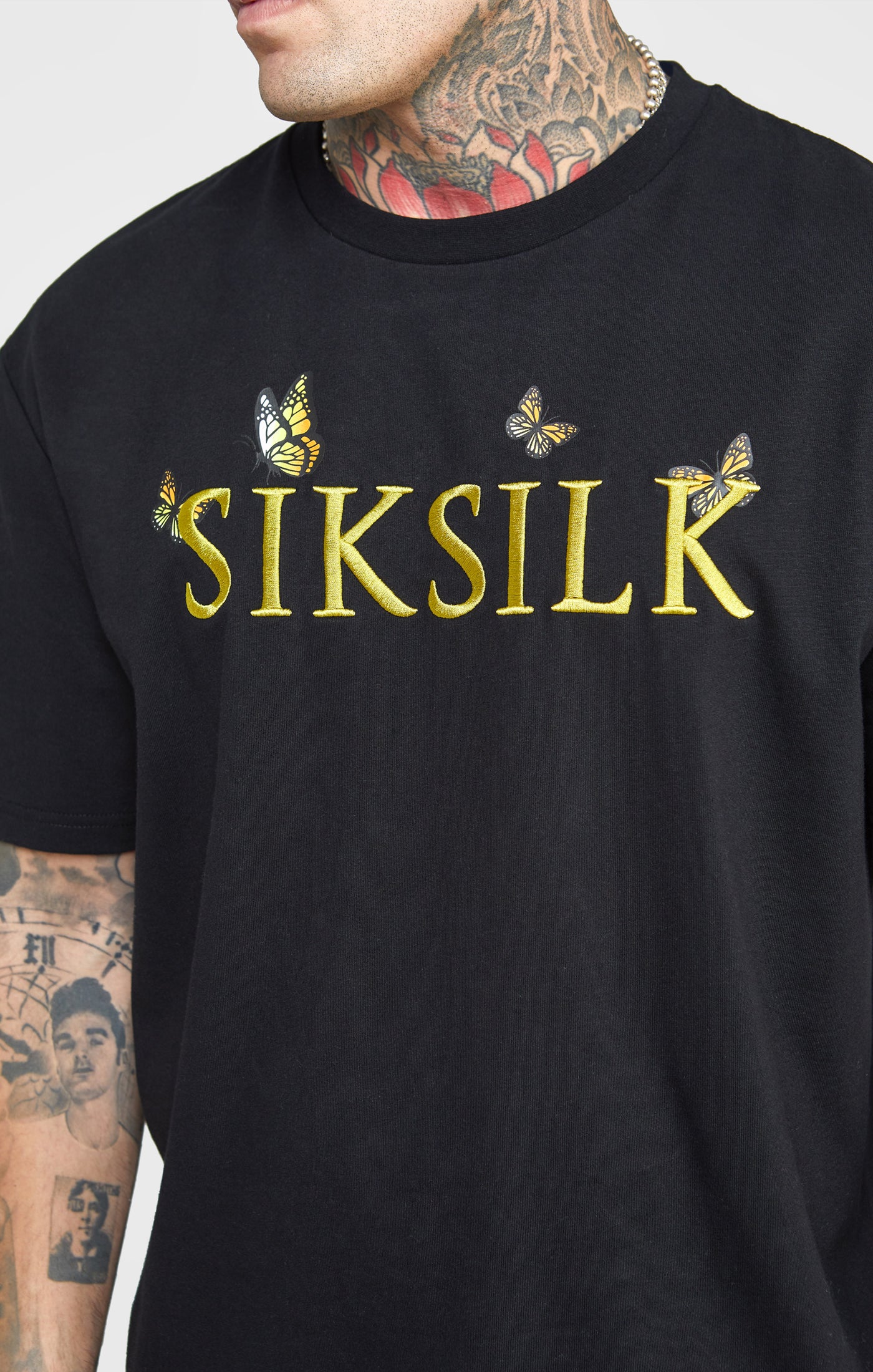 Black Butterfly Oversized T-Shirt - Image 2