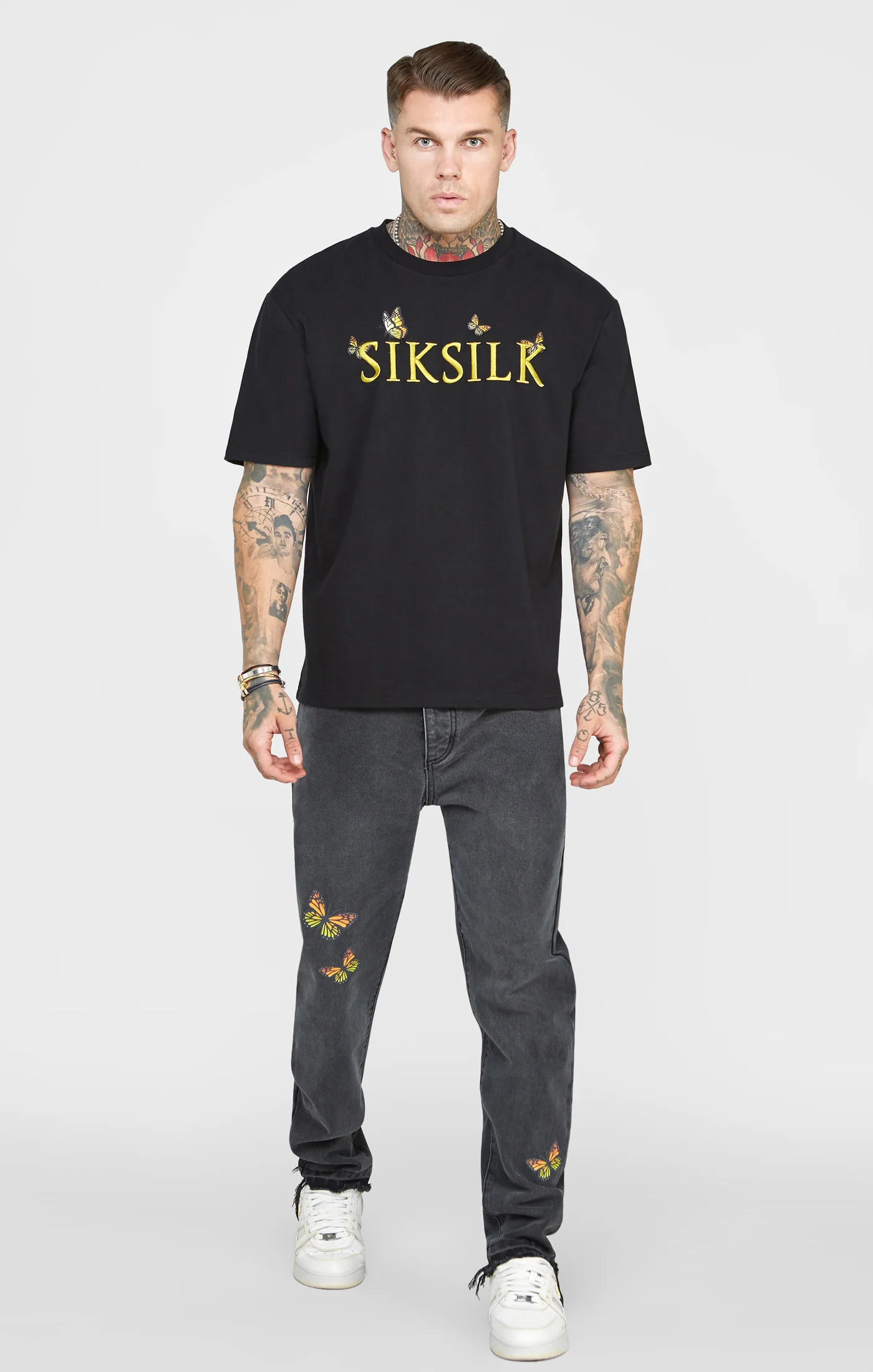 Black Butterfly Oversized T-Shirt - Image 3