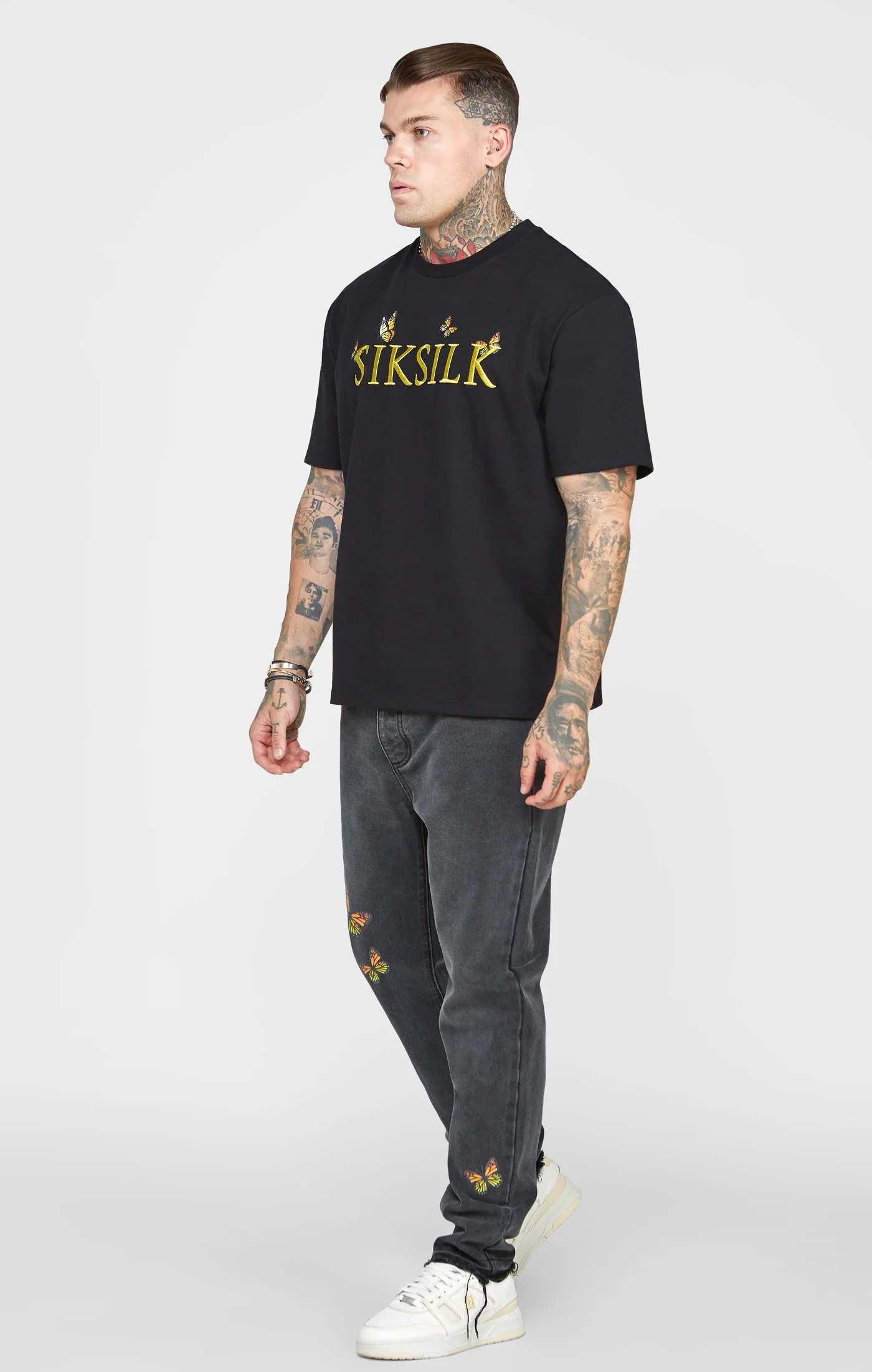 Black Butterfly Oversized T-Shirt - Image 4