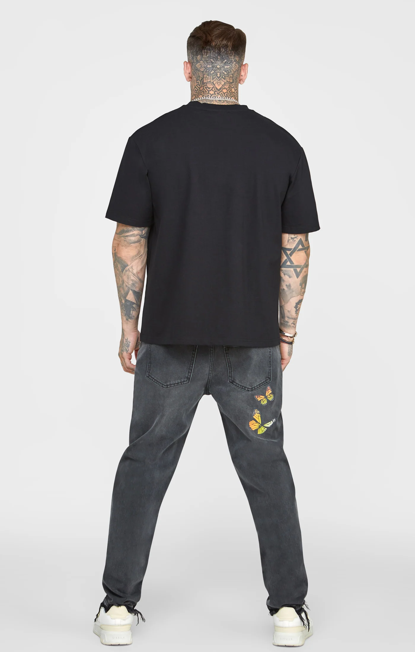 Black Butterfly Oversized T-Shirt - Image 5