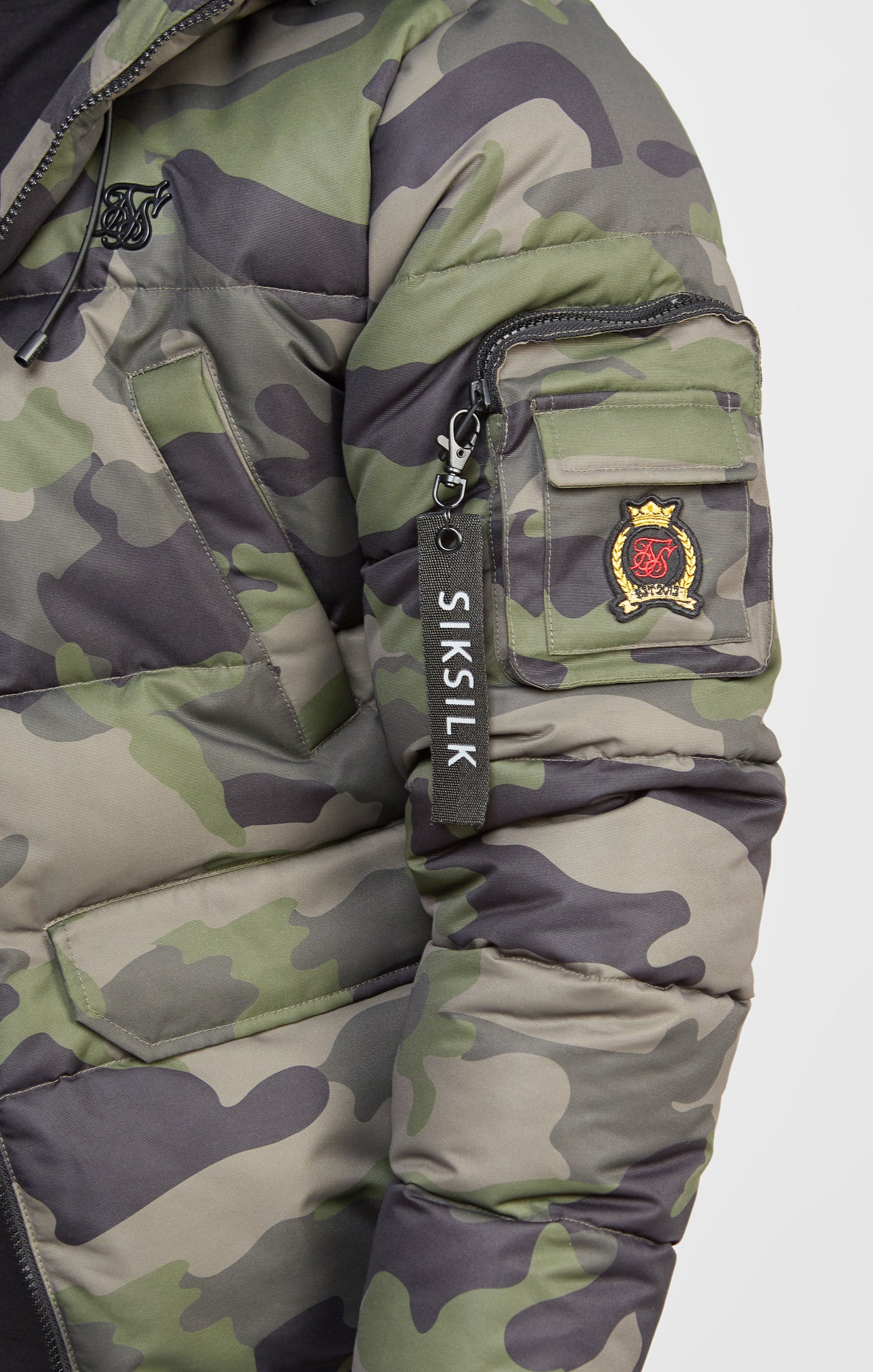 Green Camo Bomber Jacket - Image 2