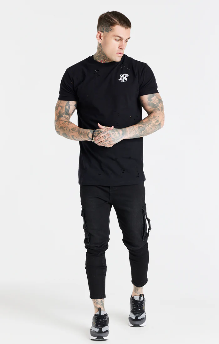 Black Cargo Skinny Jean - Image 3