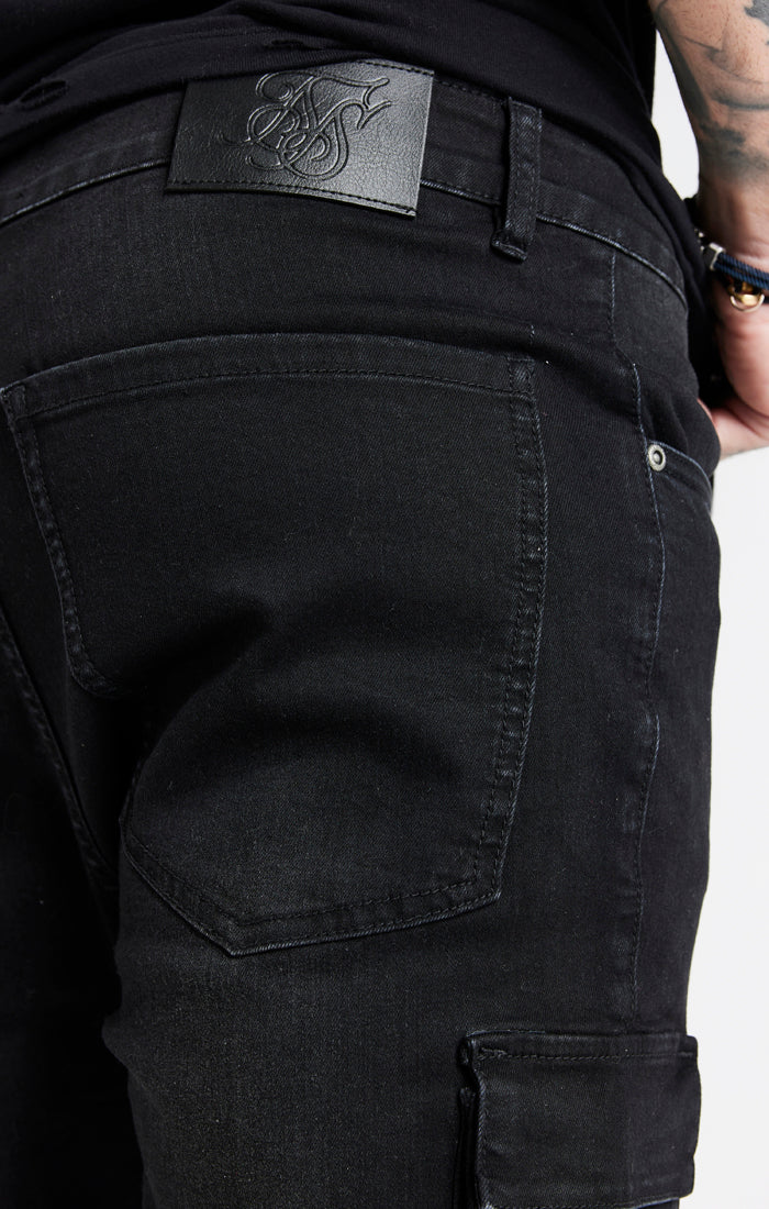 Black Cargo Skinny Jean - Image 7