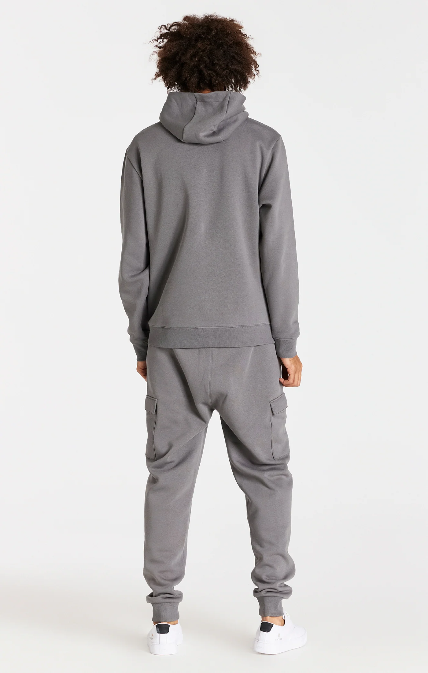 Grey Cargo Fleece Jogger - Image 5