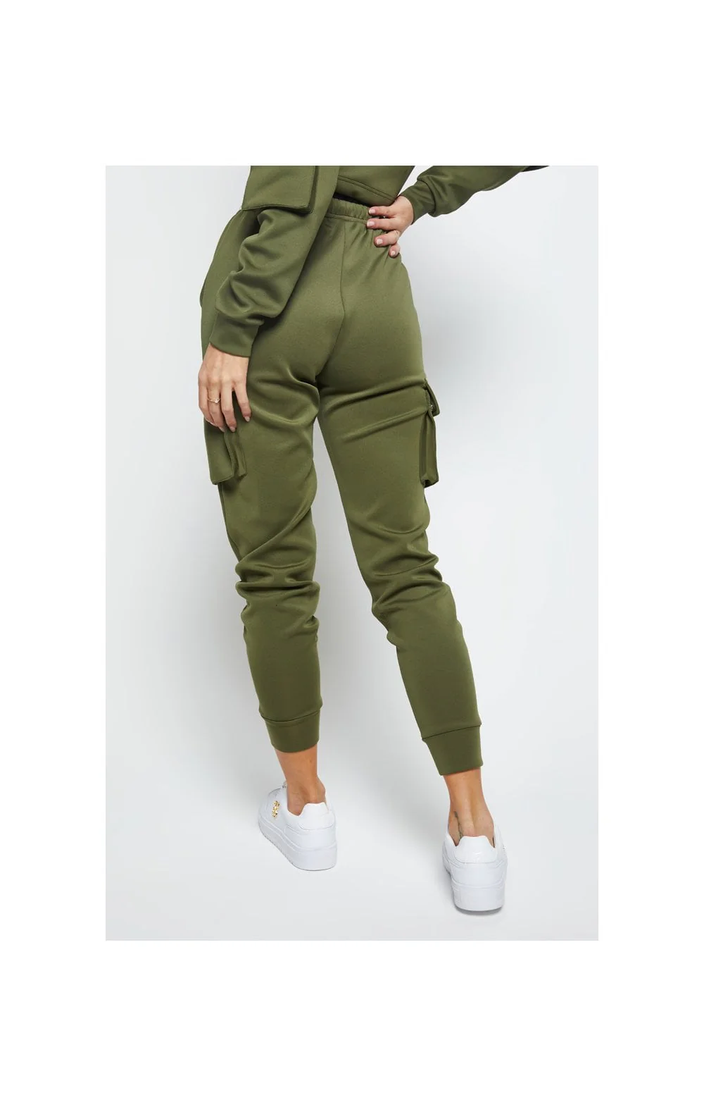 SikSilk Cargo Jogger - Khaki - Image 2