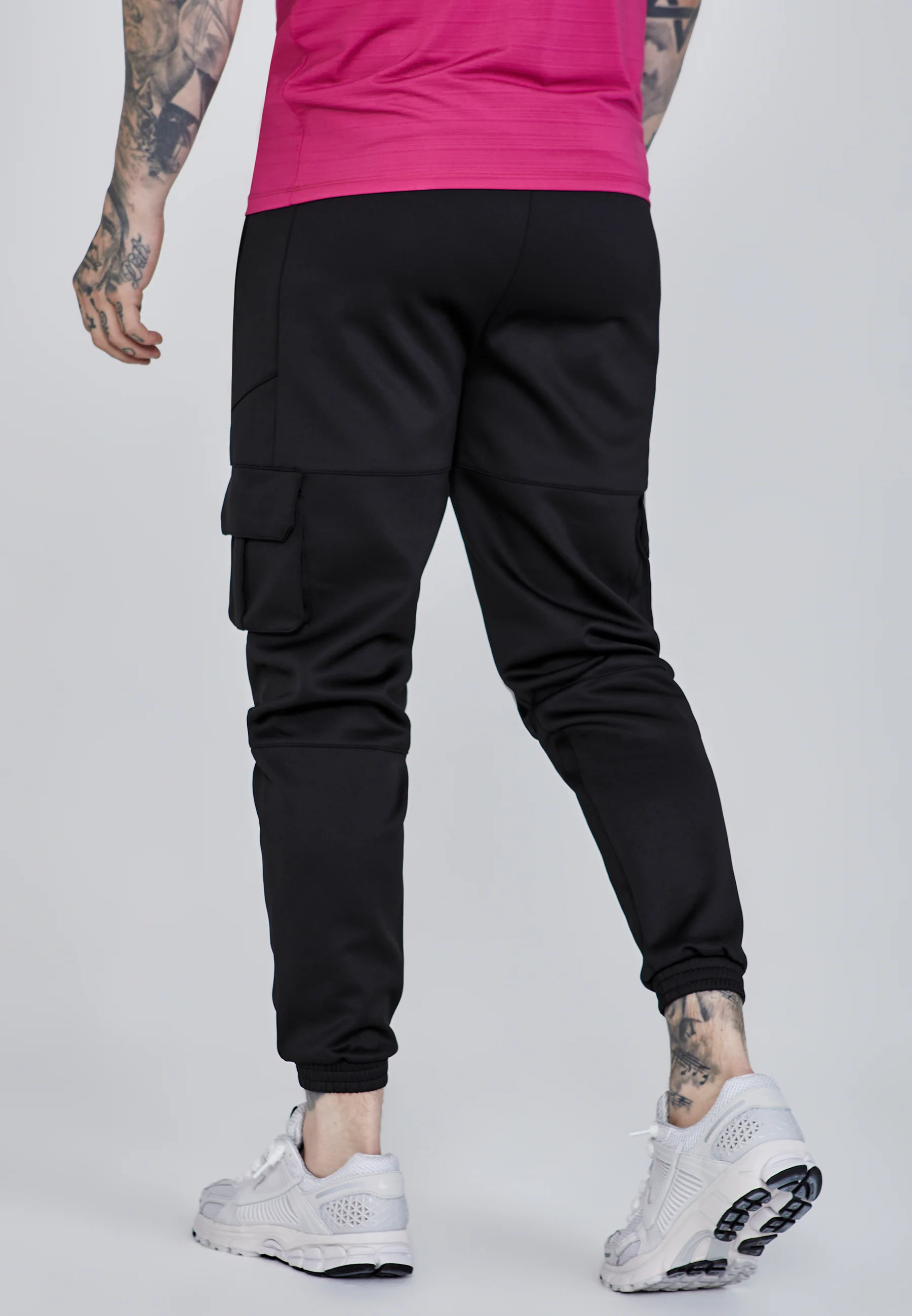 Black Cargo Joggers - Image 4