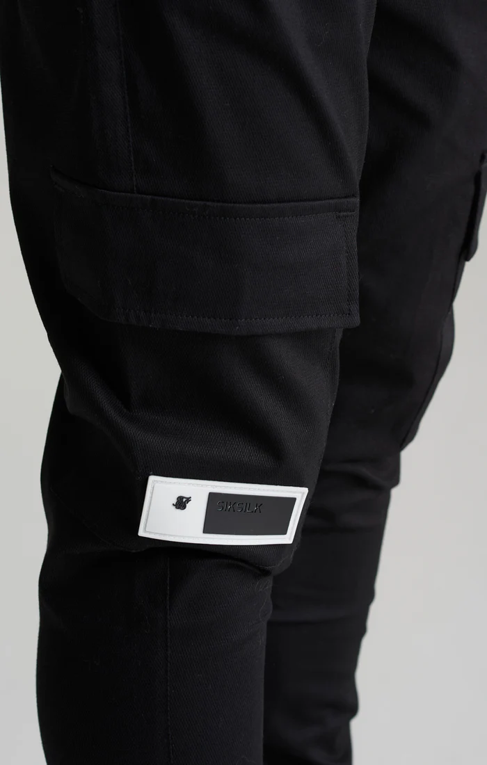 Boys Black Cargo Pant - Image 4