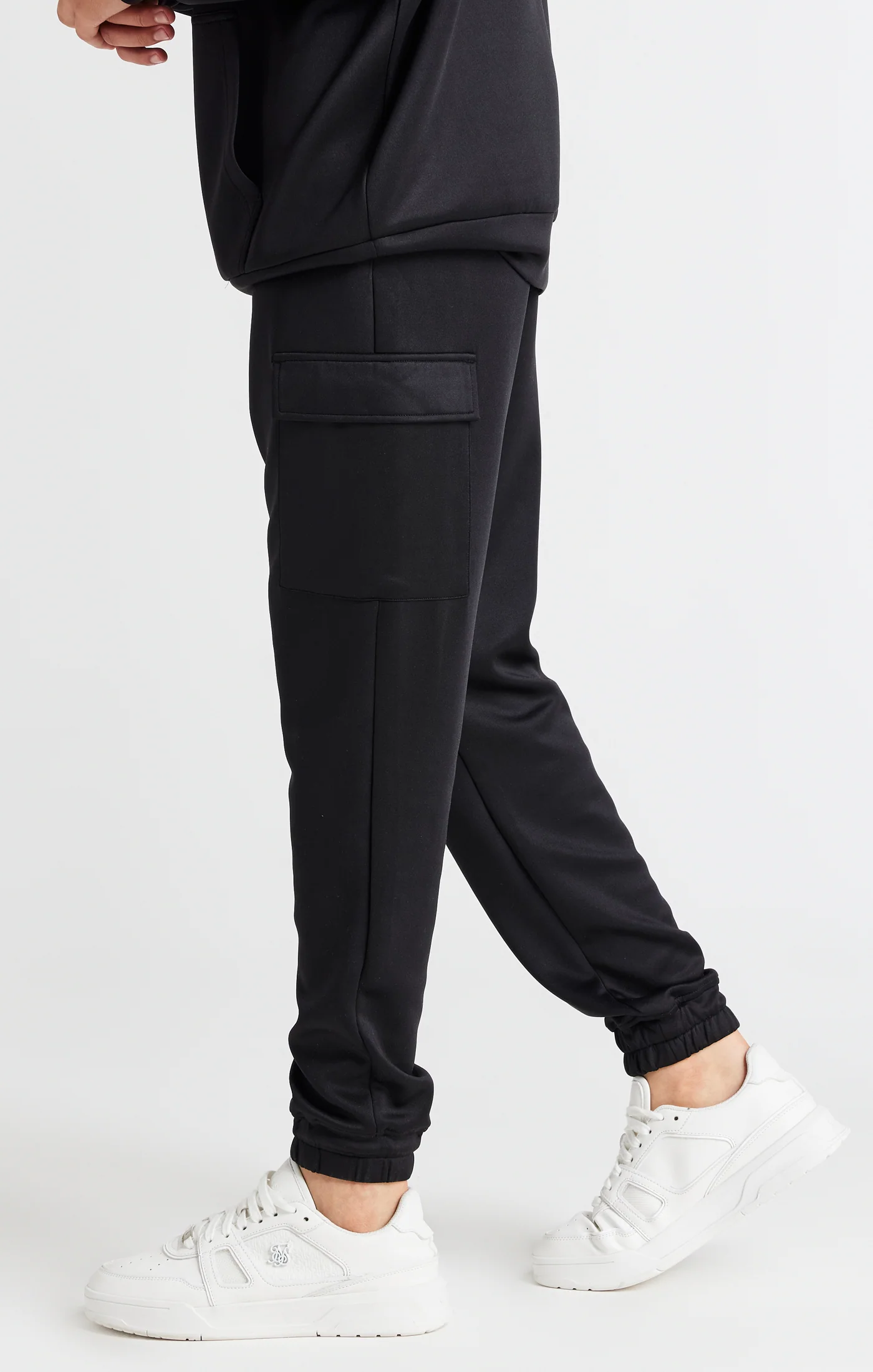Boys Black Cargo Pant - Image 2