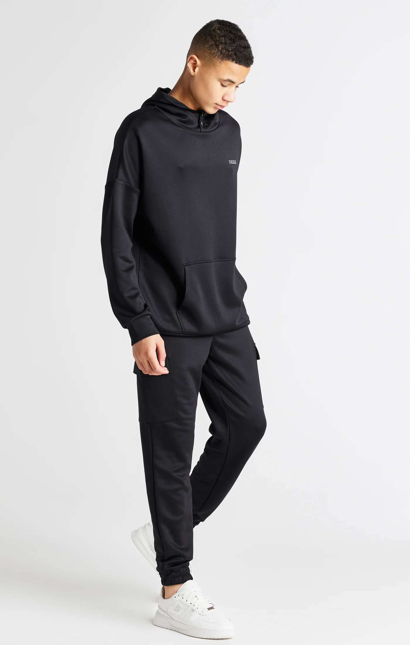 Boys Black Cargo Pant - Image 3