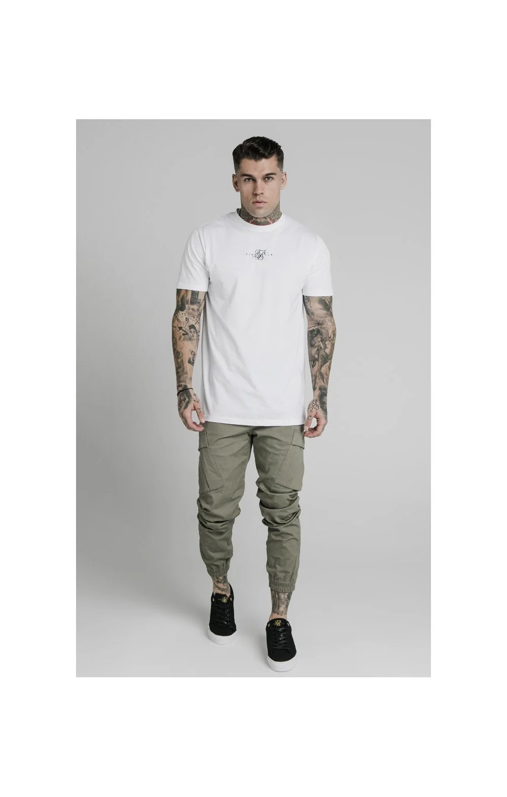 SikSilk Cargo Pants - Khaki - Image 5