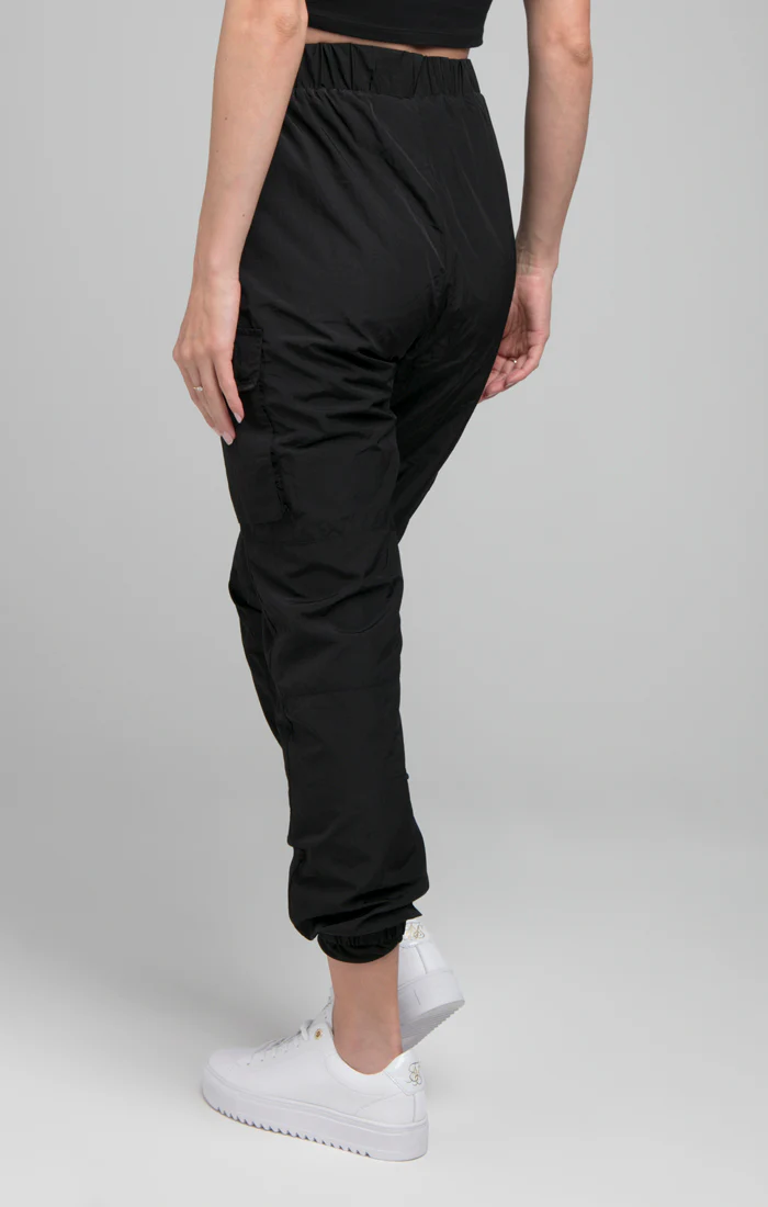 SikSilk Cargo Shell Pants - Black - Image 3