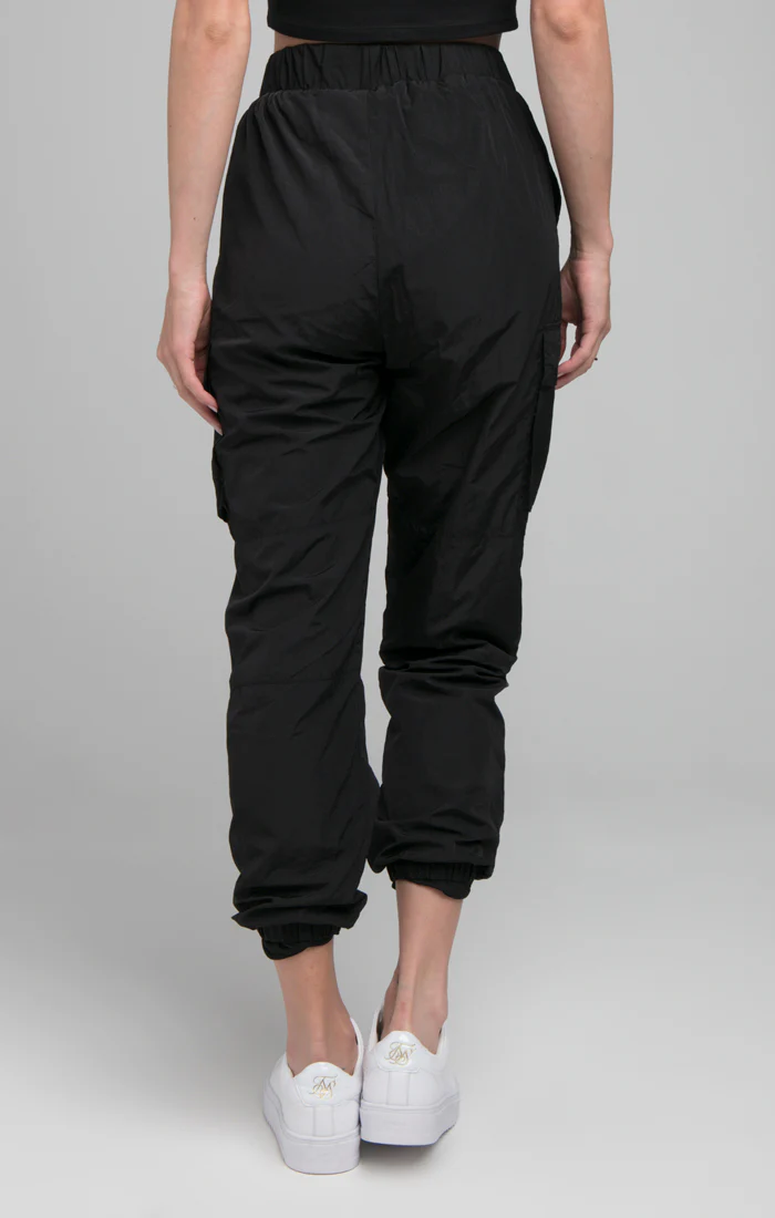 SikSilk Cargo Shell Pants - Black - Image 4